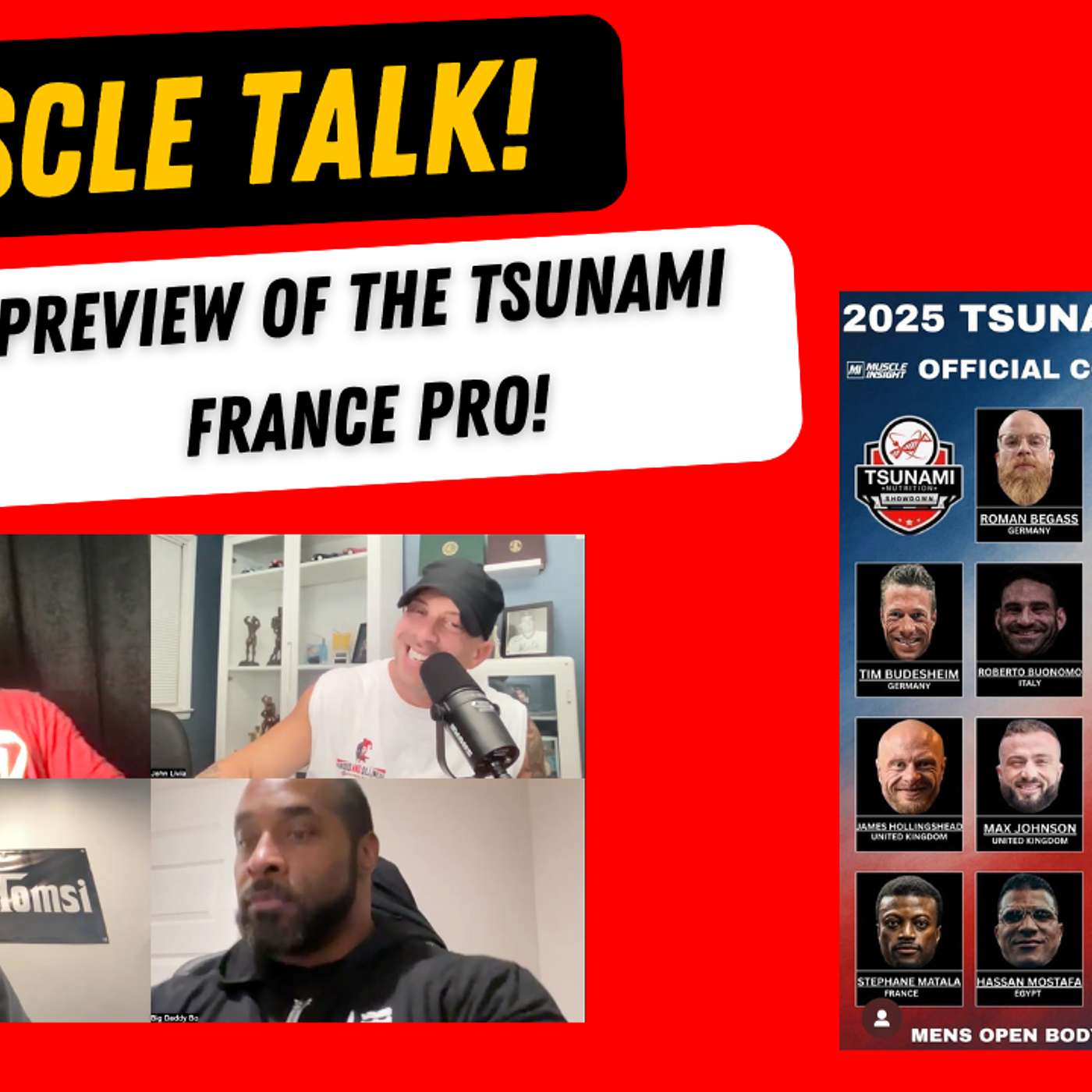 Muscle Talk! Preview of the Tsunami France pro!