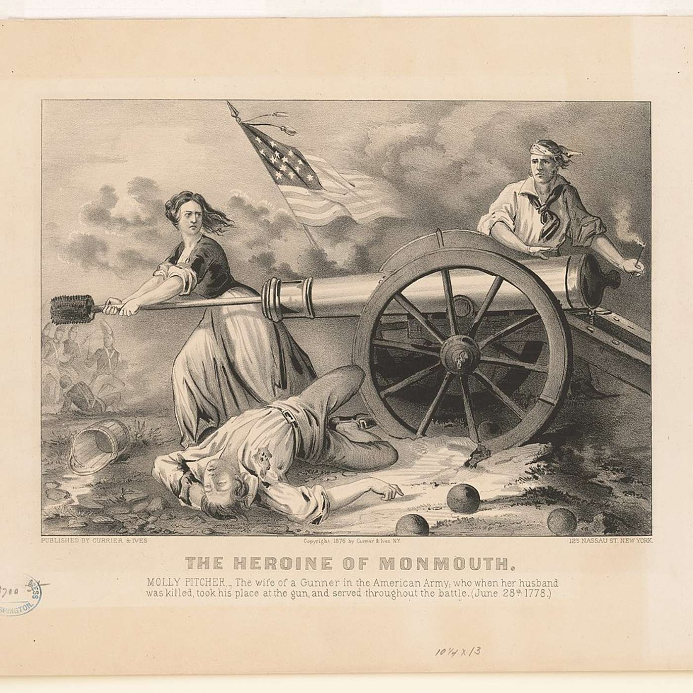 Before It Became History | Molly Pitcher (Mary Ludwig Hays): Revolutionary War Heroine of Monmouth episode artwork