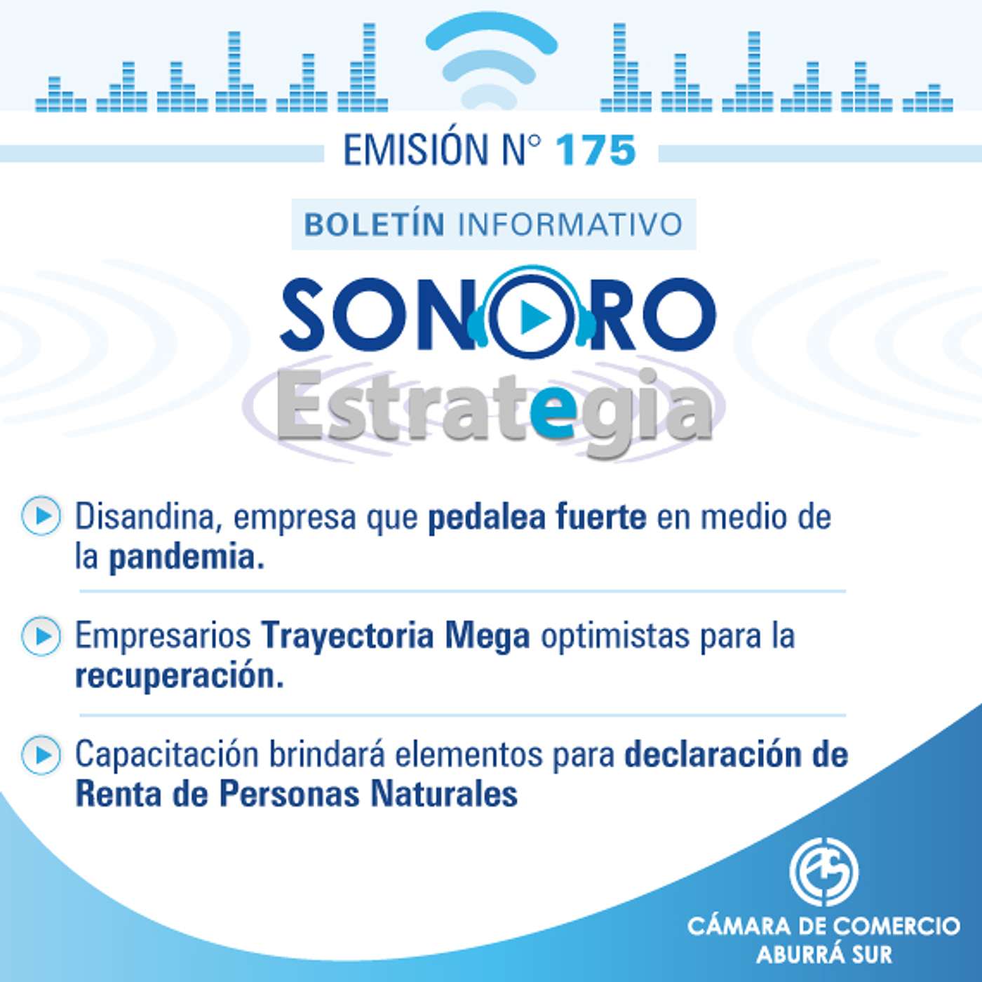 Boletín Sonoro Estrategia N°175 - Julio 17 de 2020 episode artwork