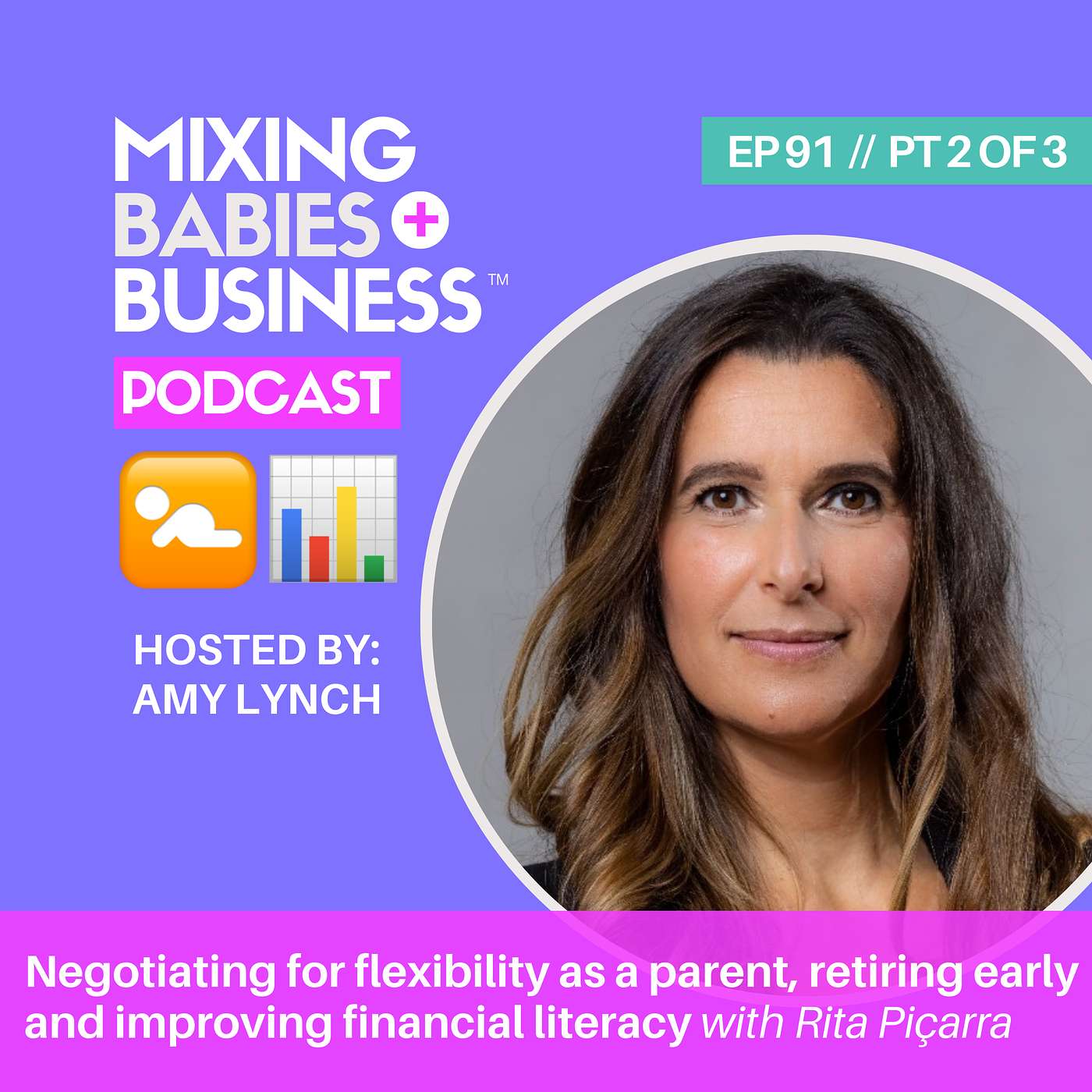 091 | Negotiating for flexibility as a parent, retiring early and improving financial literacy with Rita Piçarra | PT 2