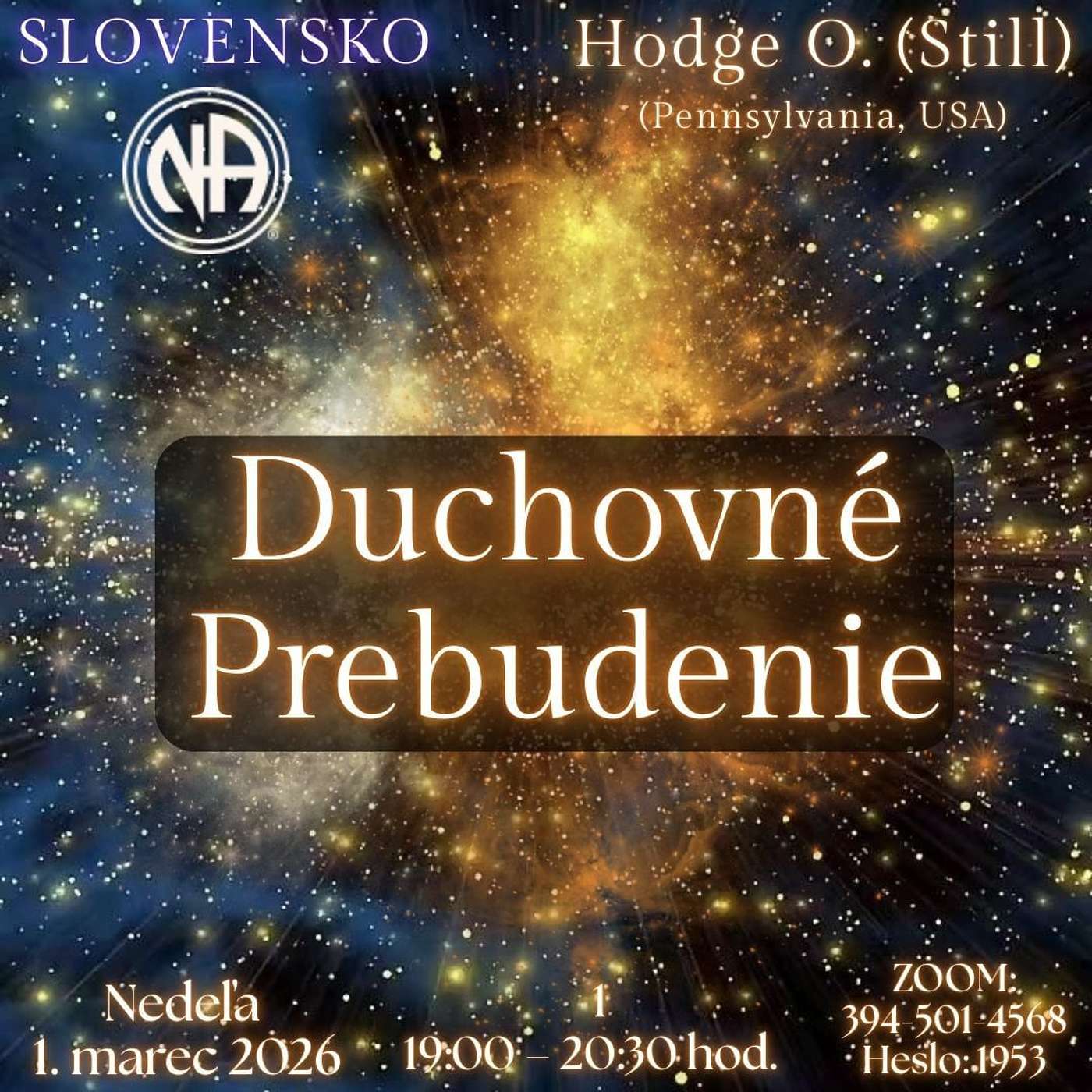 Duchovné prebudenie - Hodge O. (Pennsylvania, USA) - 1. 3. 2026 episode artwork