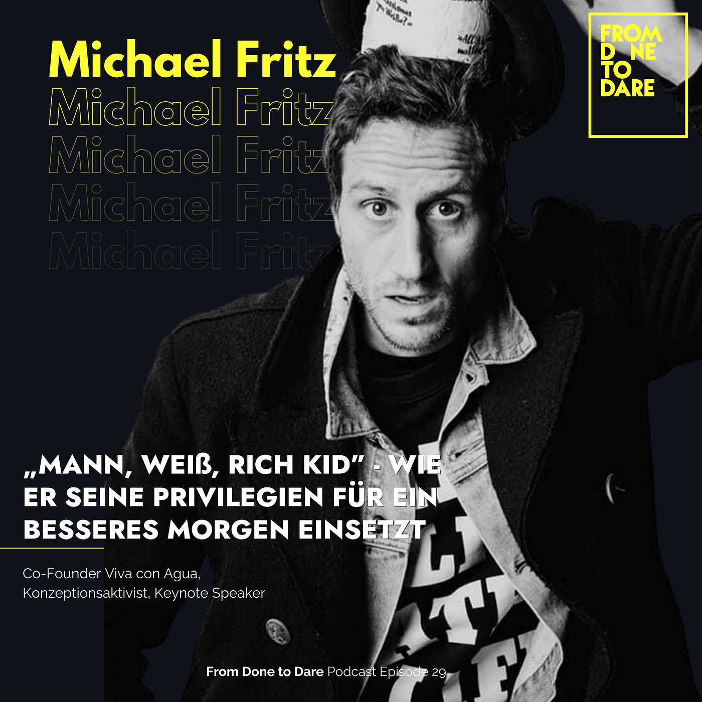 Michael Fritz - „Mann, weiß, rich kid“ - Wie er seine Privilegien für ein besseres Morgen einsetzt