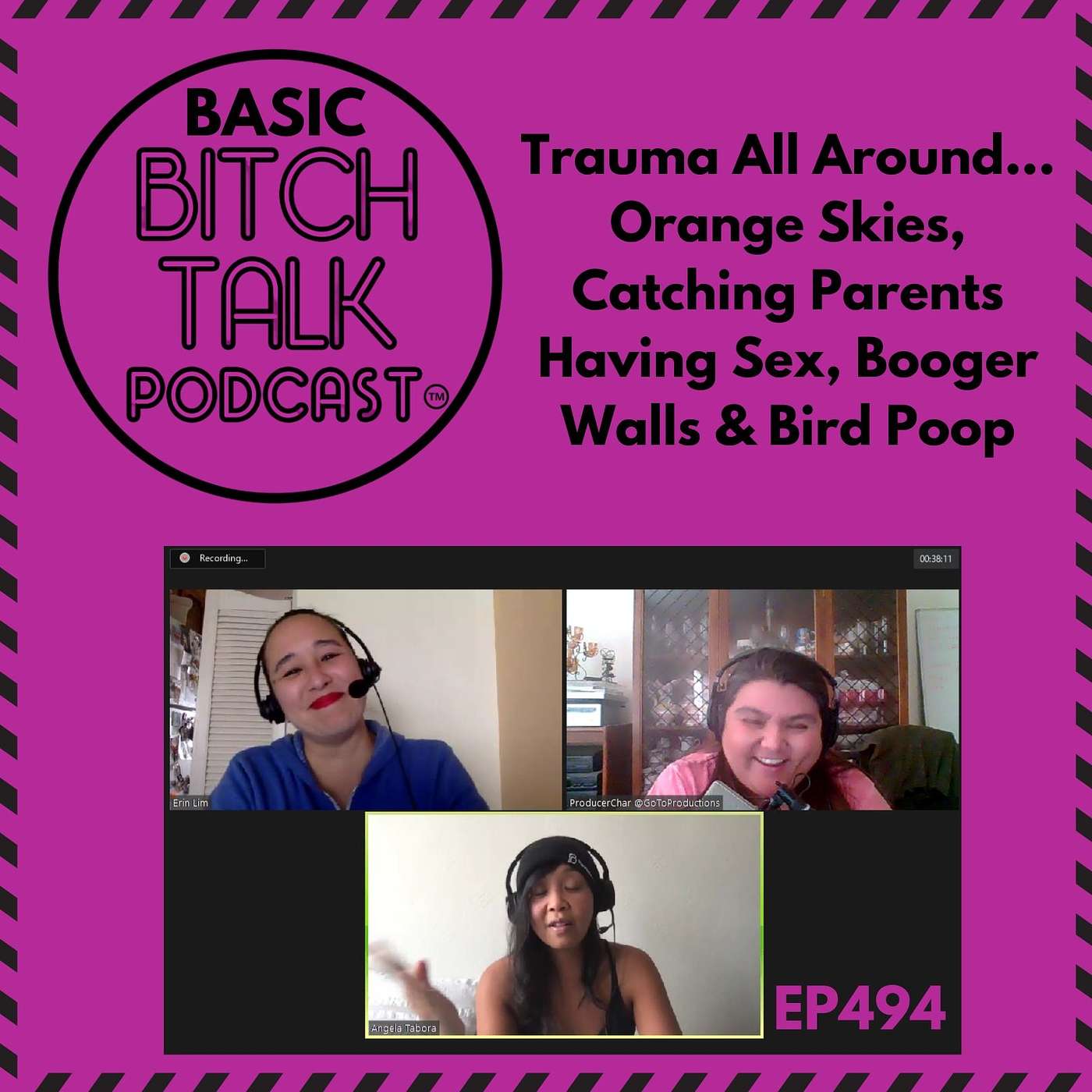 Trauma All Around: Orange Skies, Catching Parents Having Sex, Booger Walls & Bird Poop