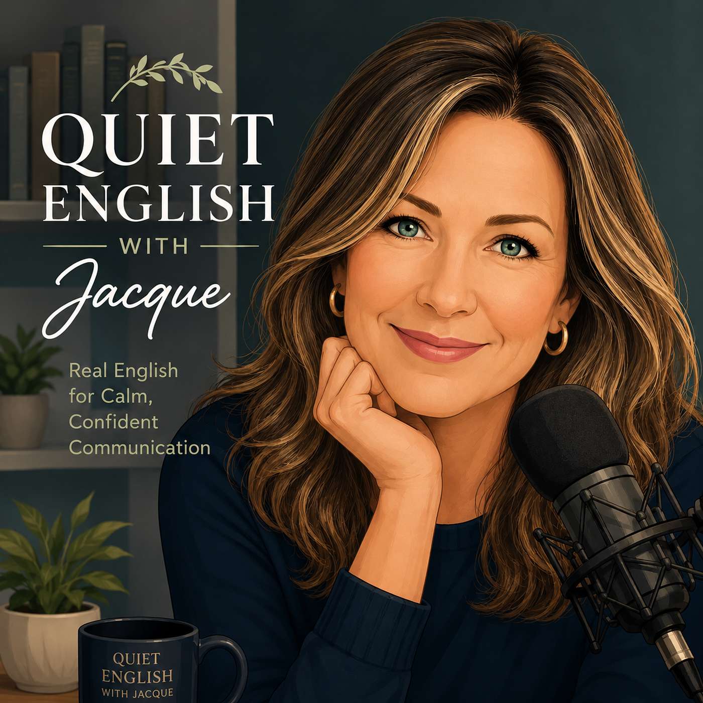 Quiet English with Jacque podcast cover art