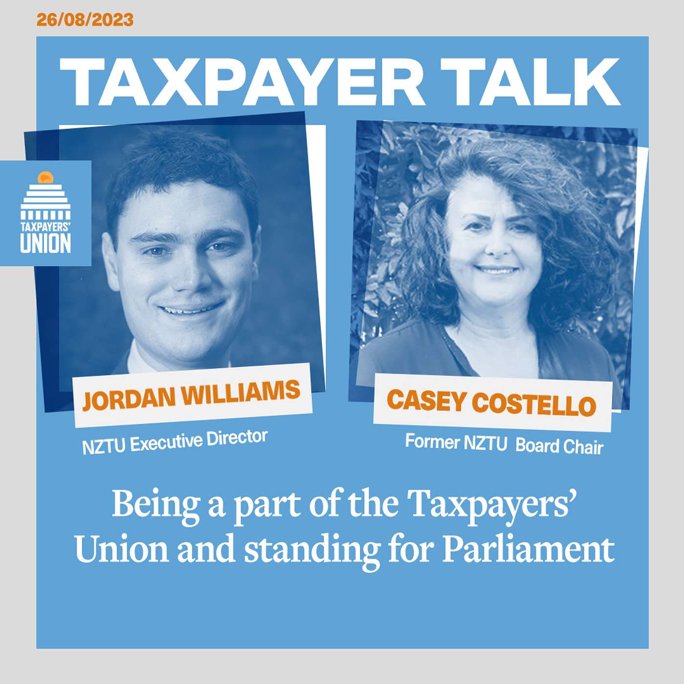 Casey Costello on being a part of the Taxpayers' Union and standing for Parliament