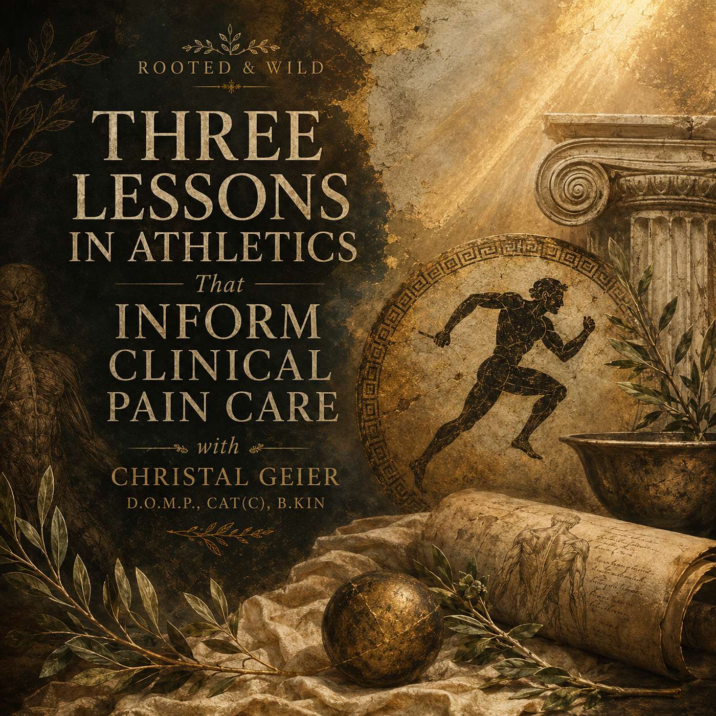 Three Lessons in Athletics That Inform Clinical Pain Care | Christal Geier D.O.M.P, CAT(C), B.Kin episode artwork