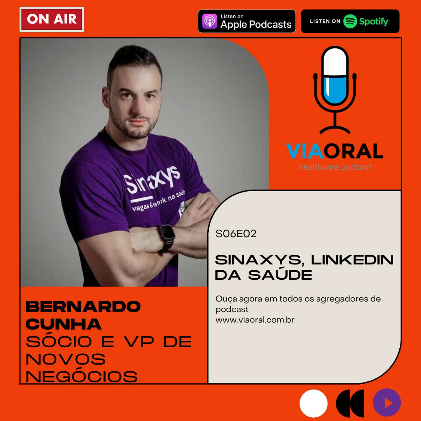 Sinaxys, LinkedIn da Saúde com Bernardo Cunha