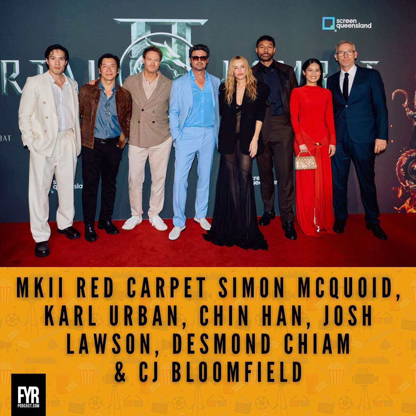 Red carpet interviews with "Mortal Kombat II" Cast & Crew, Simon McQuoid, Karl Urban, Chin Han, Josh Lawson, Desmond Chiam & CJ Bloomfield
