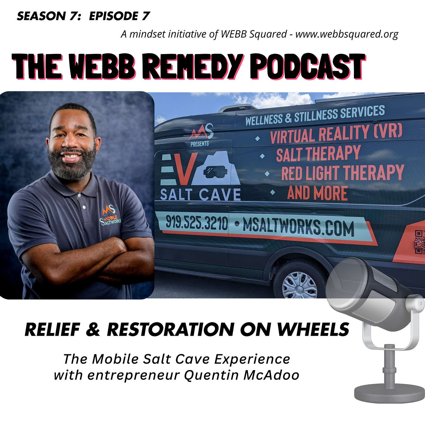 Relief & Restoration "ON WHEELS" - The Mobile Salt Cave Experience with entrepreneur Quentin McAdoo