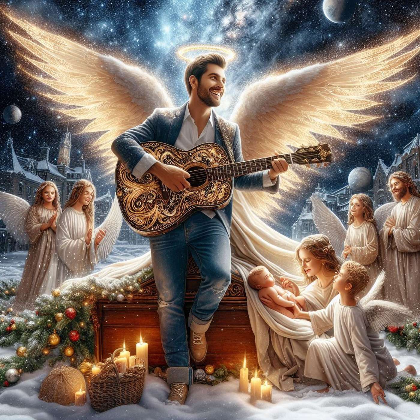 Lo How A Rose Is Blooming Sing With Us FIreside Christmas Nicholas Mazzio and Lauren Mazzio The Rain WDN