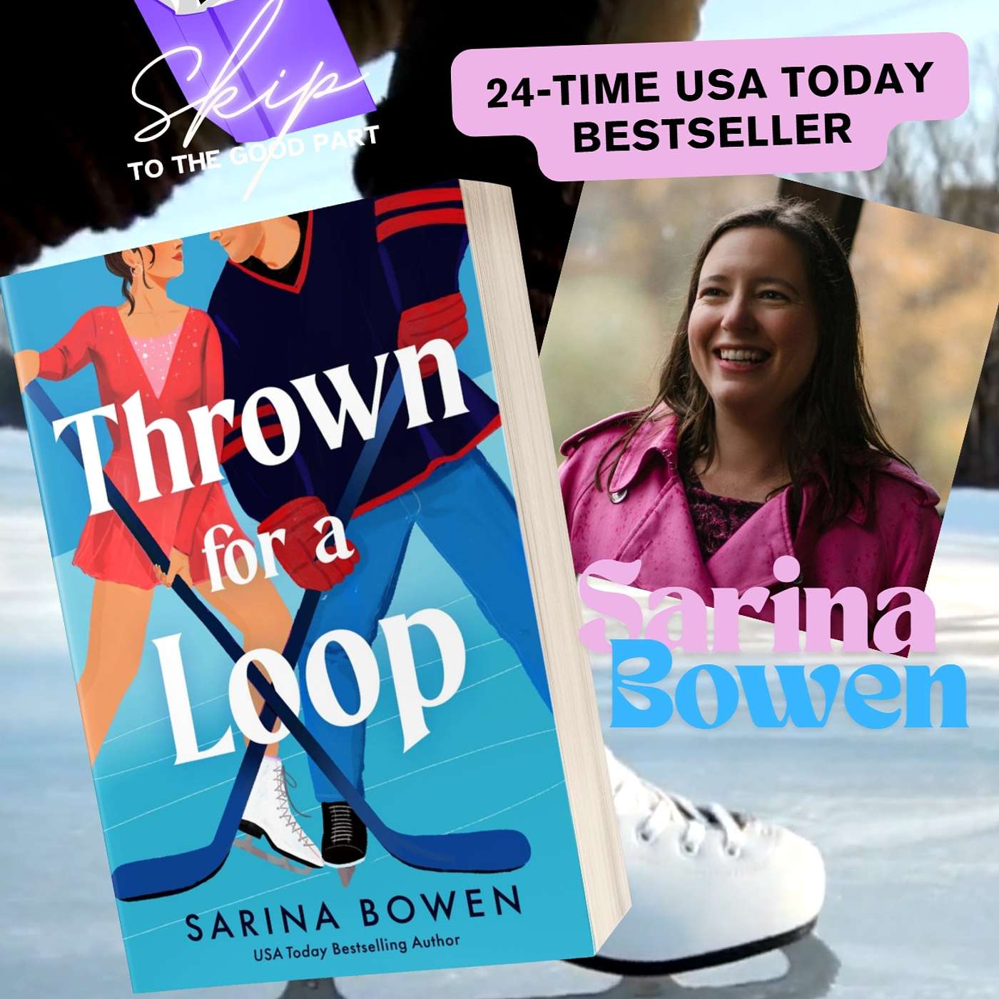 24-time (!) USA Today bestselling Sarina Bowen talks about hockey romance and much more! 24-time (!) USA Today bestselling Sarina Bowen talks about hockey romance and much more!