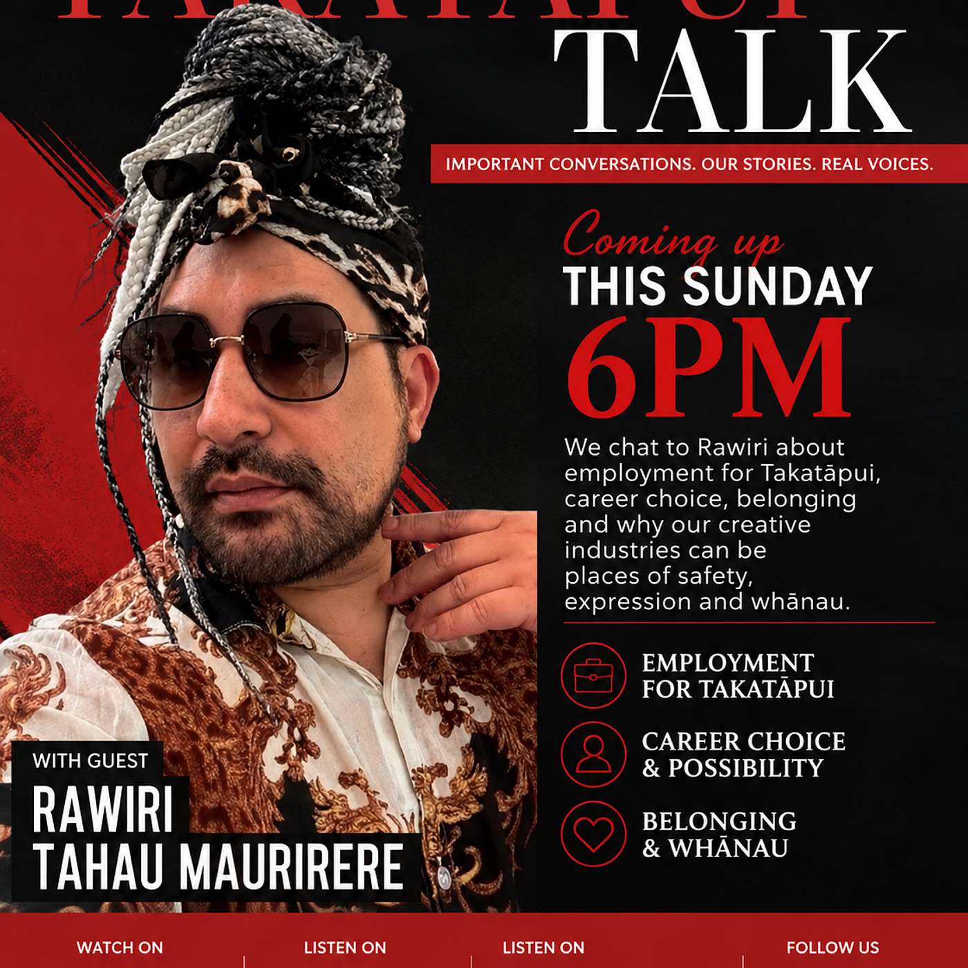 Rawiri Tahau Maurirere Takatāpui Talk episode artwork