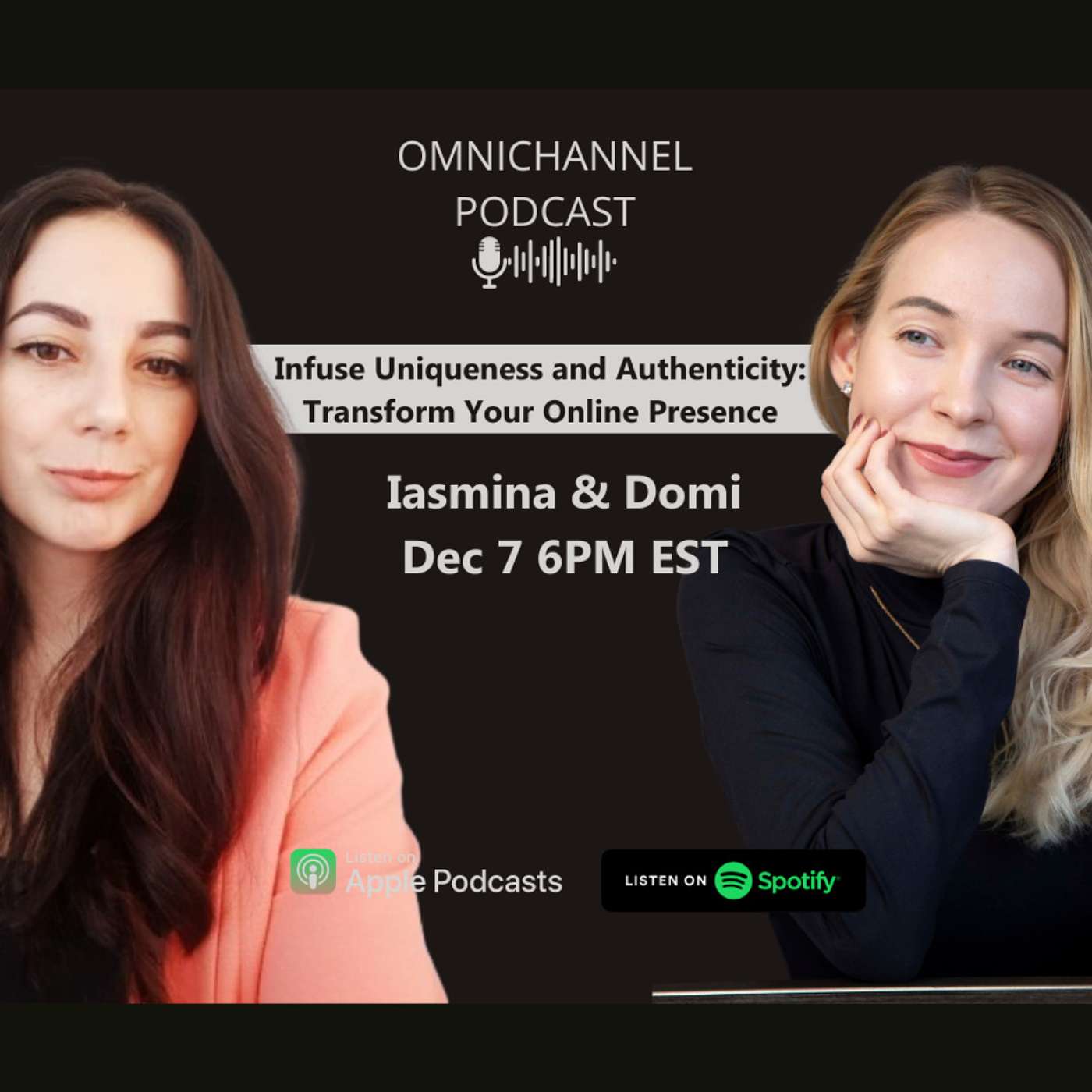 Infuse Uniqueness and Authenticity: Transform Your Online Presence with Iasmina & Domi