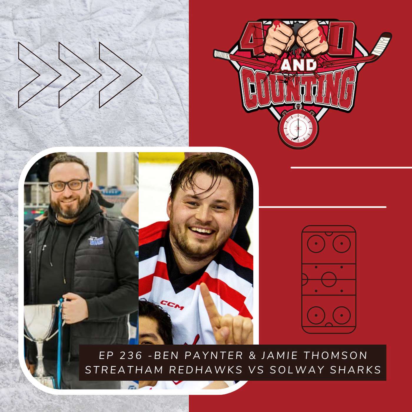 EP 236 - Ben Paynter & Jamie Thomson Streatham Redhawks VS Solway Sharks