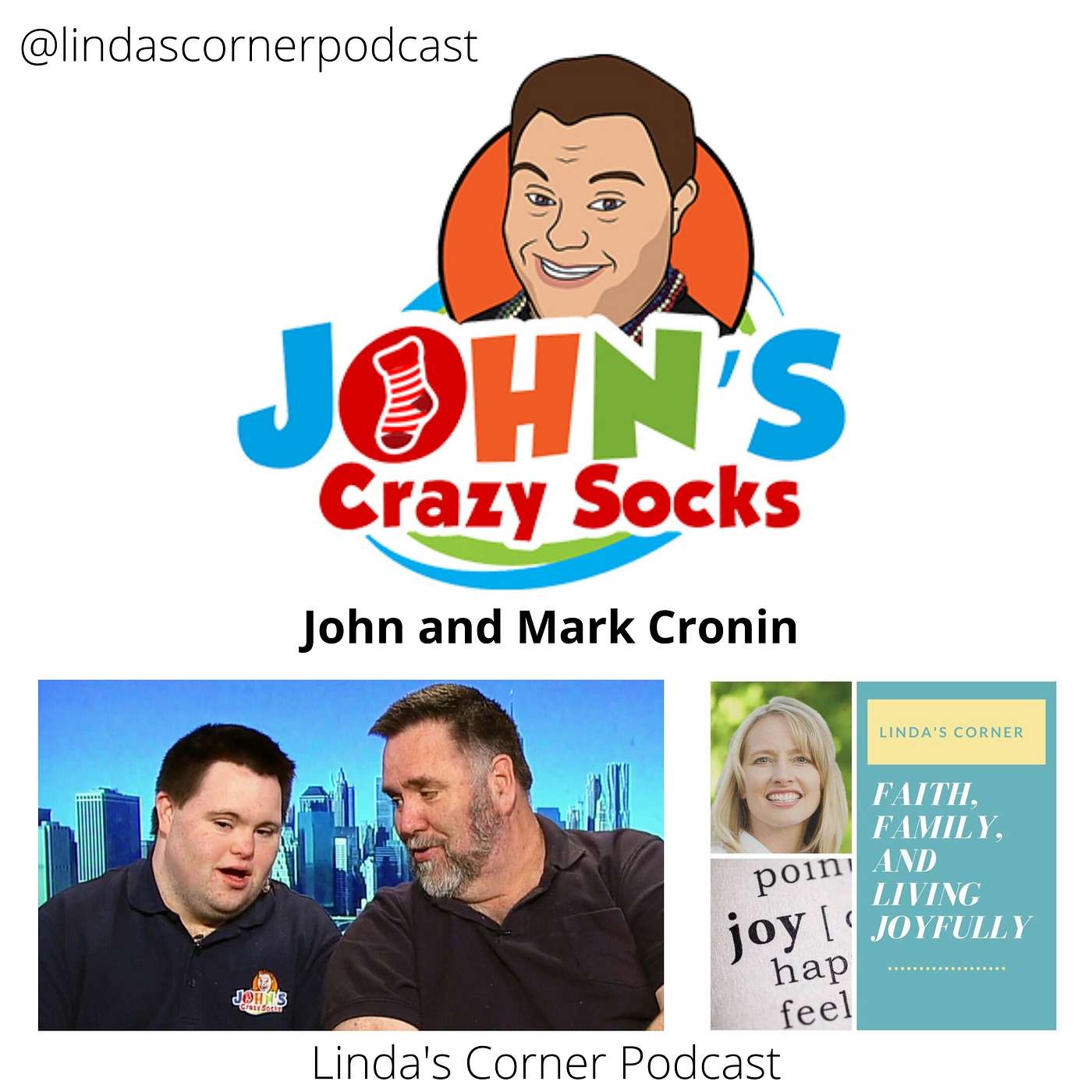 Linda's Corner - John's Crazy Socks with John and Mark Cronin