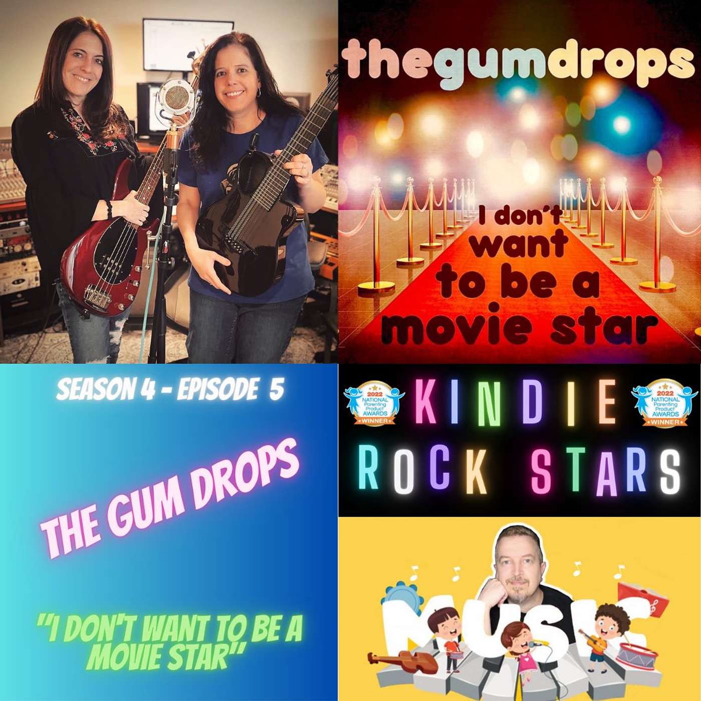 Season 4 Ep 5 - THE GUM DROPS - I Don't Want to be a Movie Star
