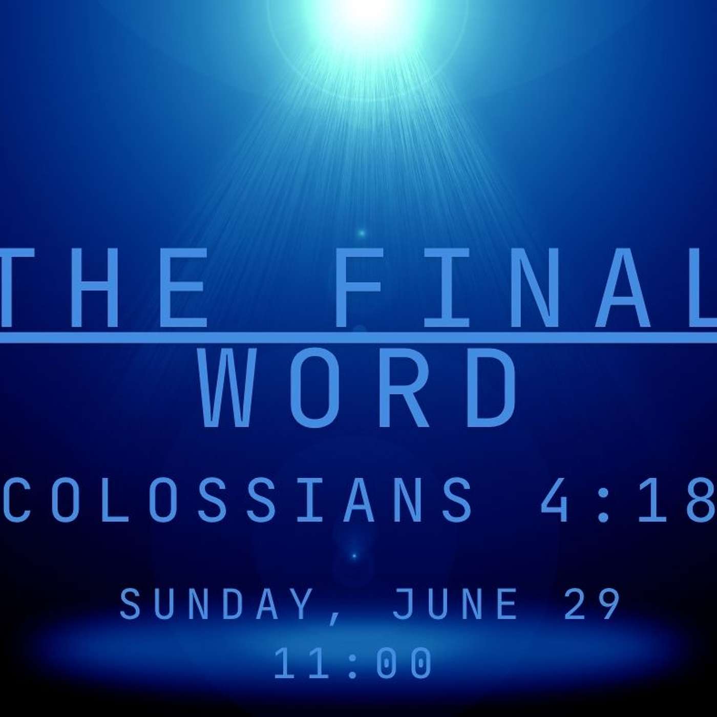 The Final Word