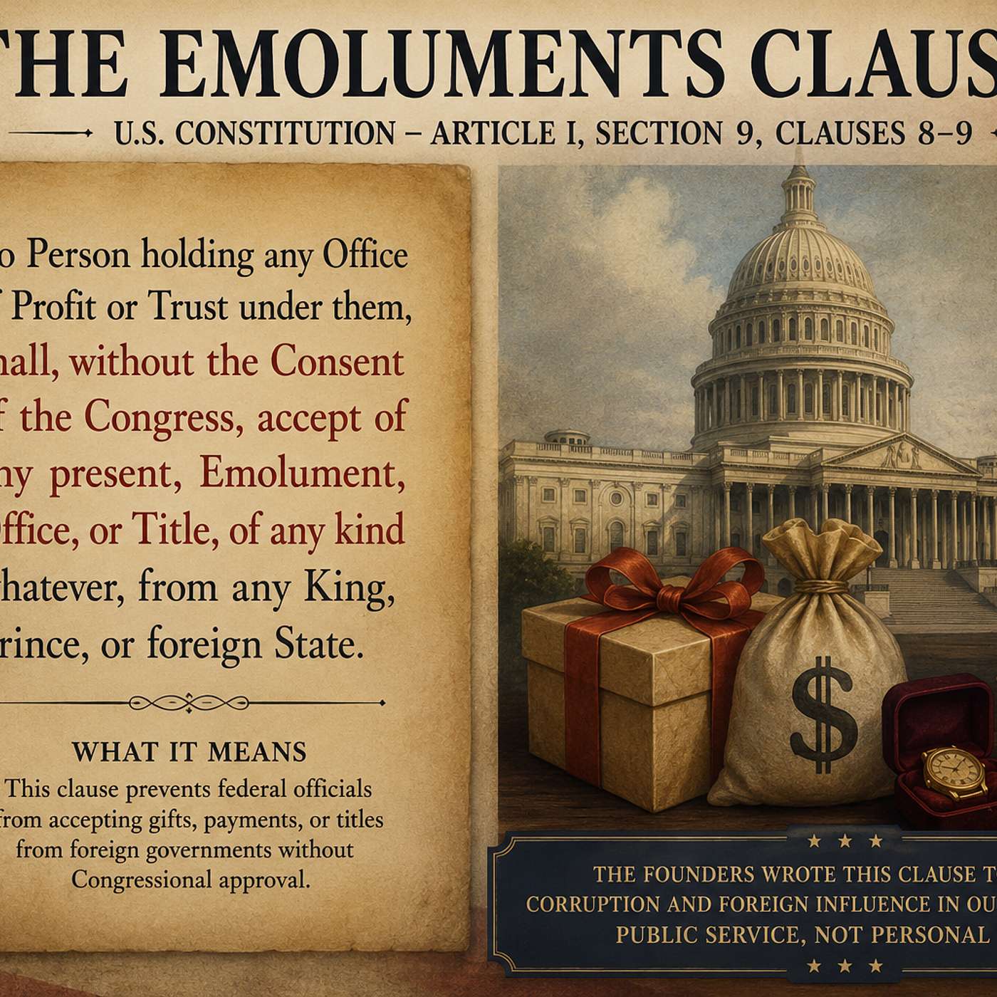 Wickedness in the White House:  A History of Presidential Financial Corruption episode artwork