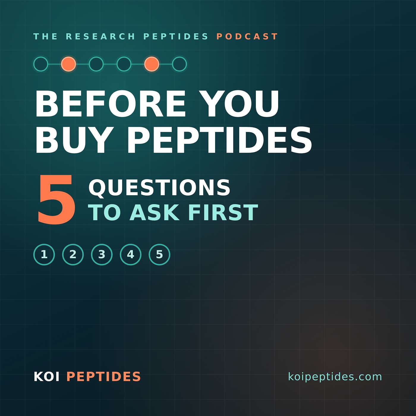Before You Buy Peptides, Ask These 5 Questions podcast