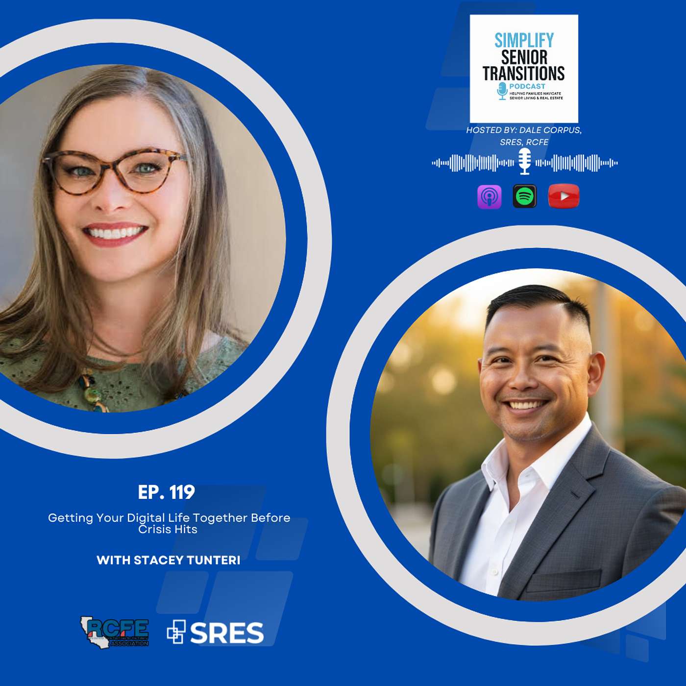 EP 119 - Getting Your Digital Life Together Before Crisis Hits with Life & Legacy Organizer Stacey Tunteri episode artwork