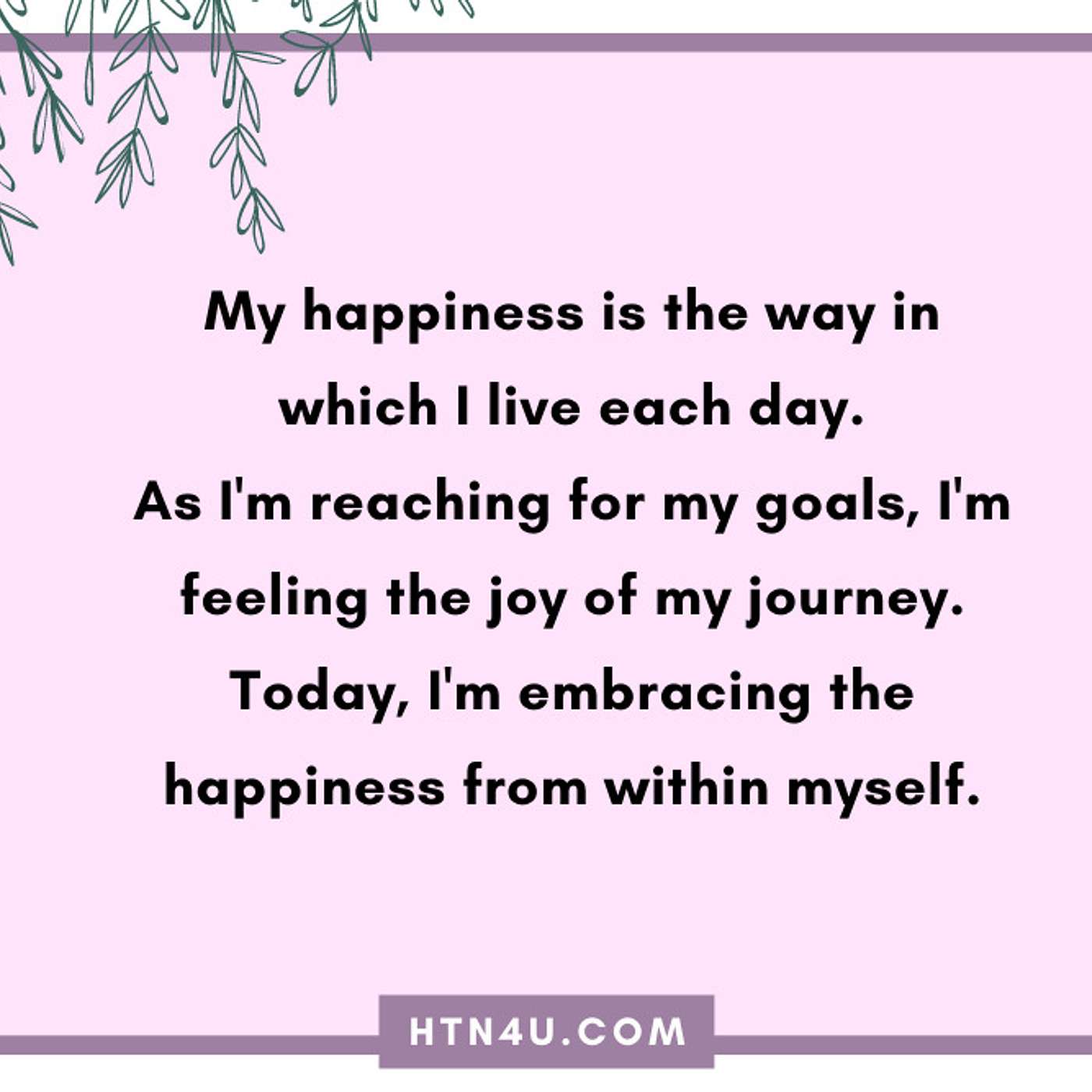 HTN4U Unlimiting Affirmations on Happiness #146