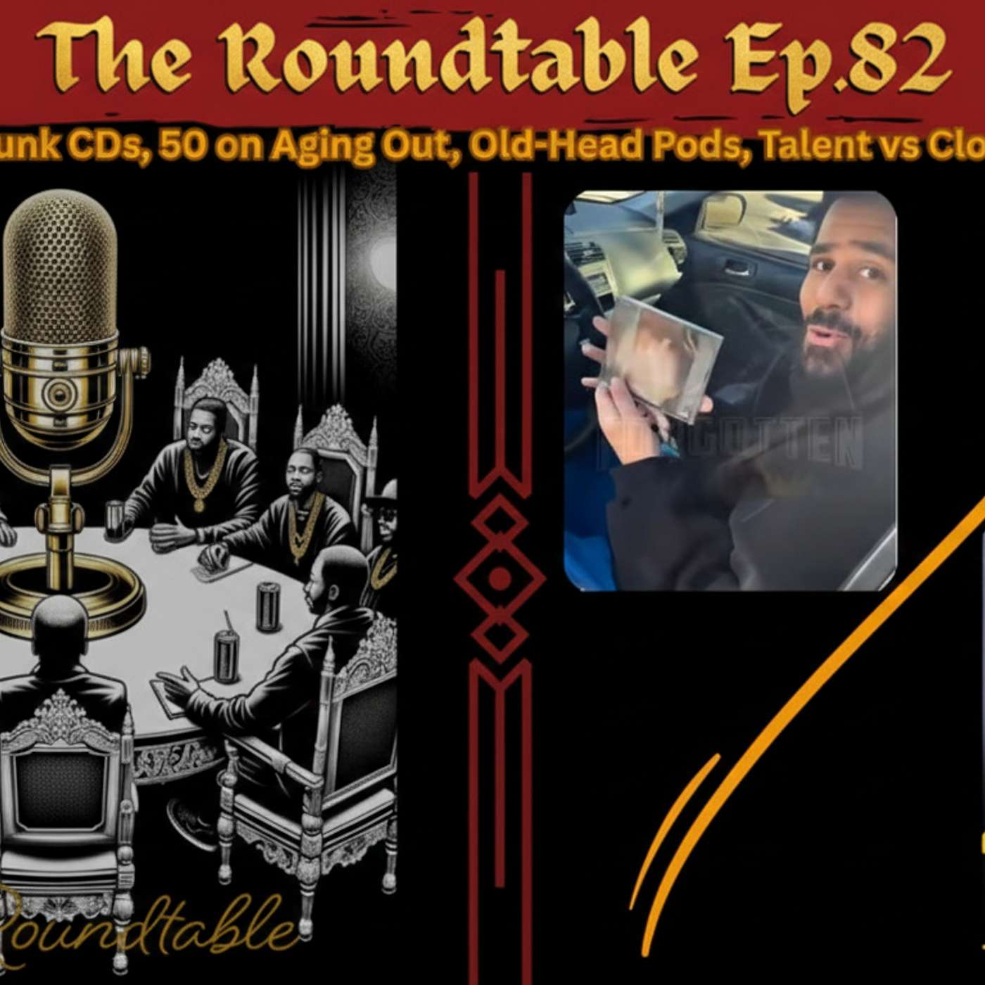 J. Cole Trunk CDs, 50 on Aging Out, Old-Head Pods, Talent vs Clout & More |Roundtable Ep.82 episode artwork
