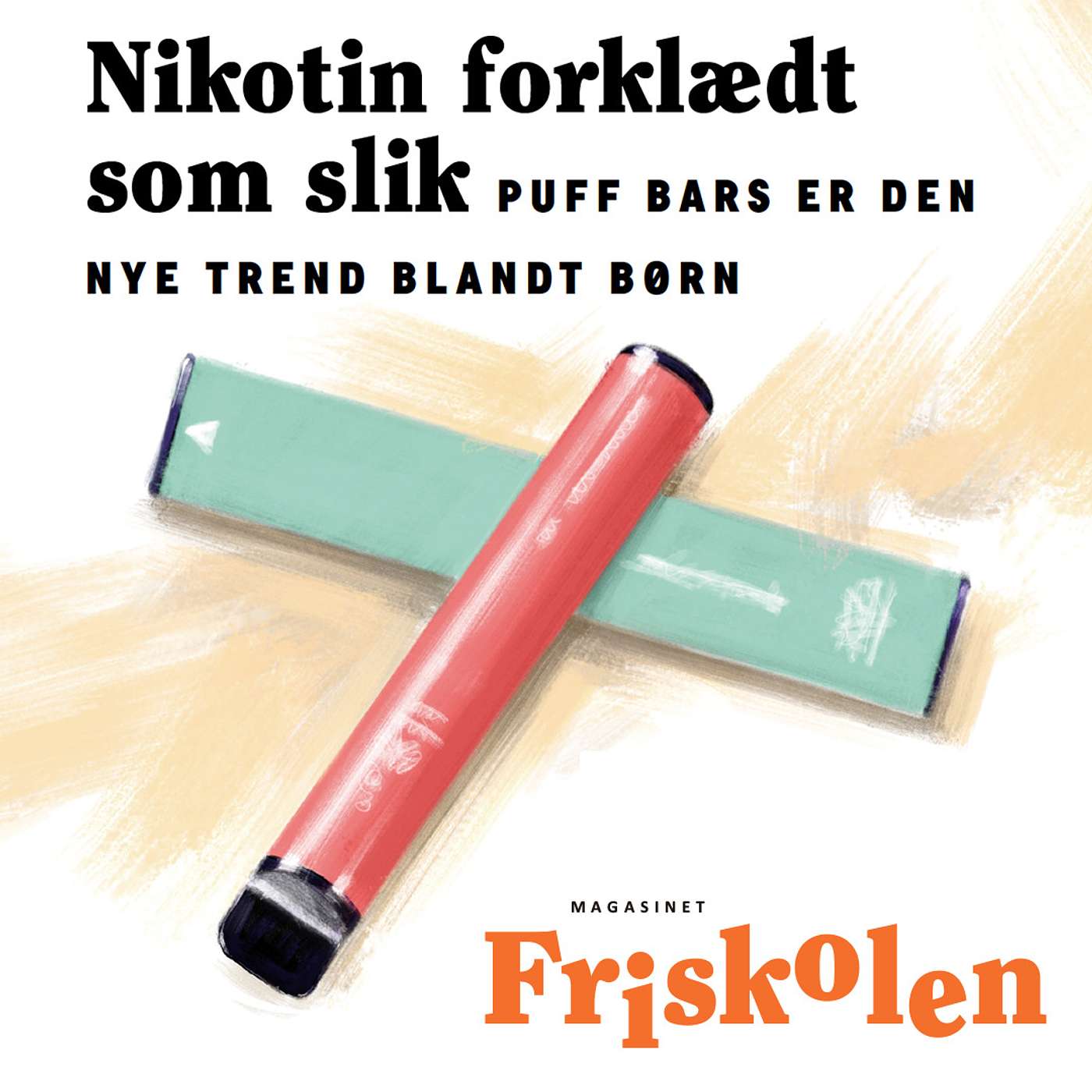 Nikotin forklædt som slik - Puff bars er den nye trend blandt børn