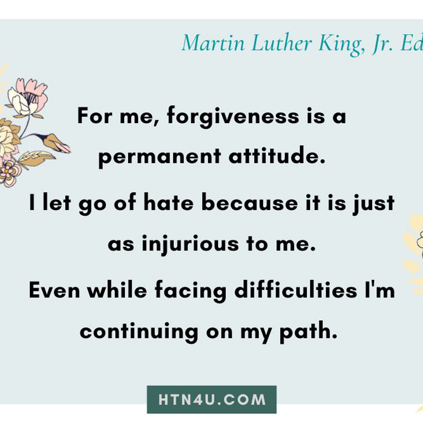 HTN4U Unlimiting Affirmation on Forgiving