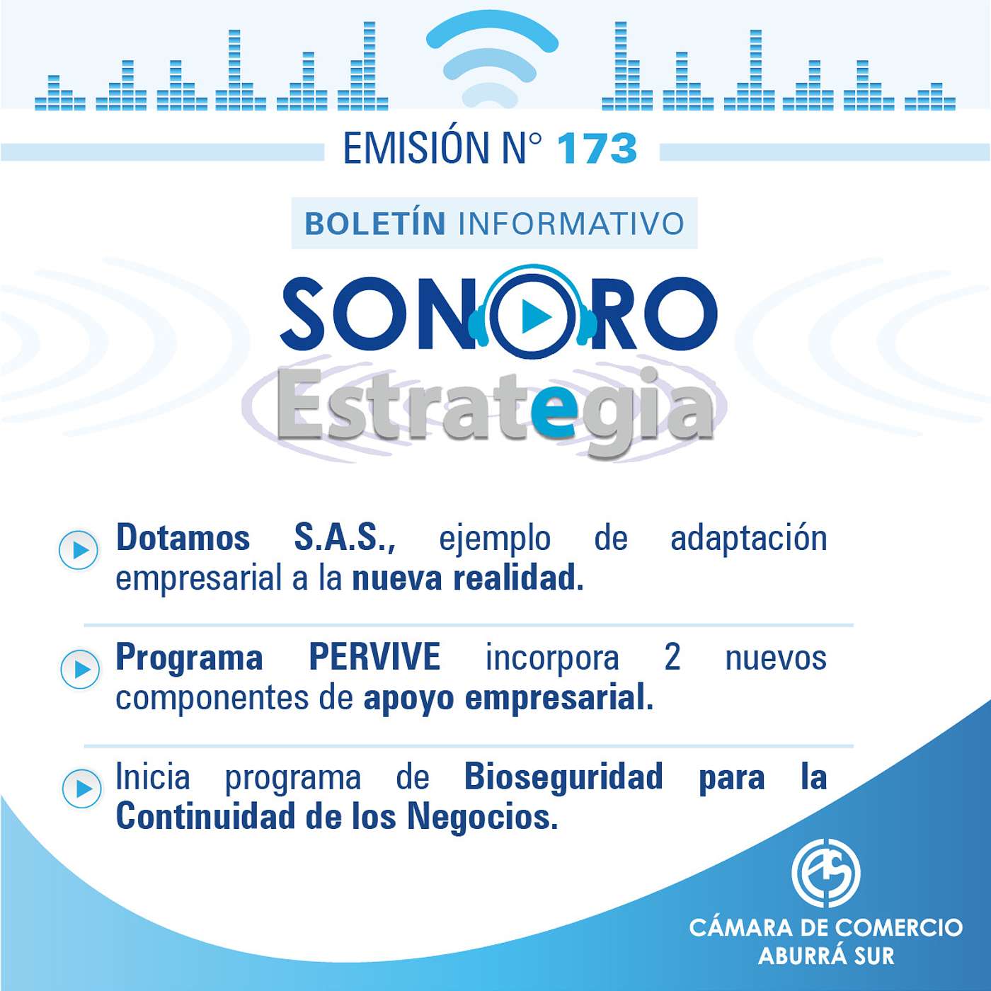 Boletín Sonoro Estrategia N°173 - Julio 3 de 2020 episode artwork