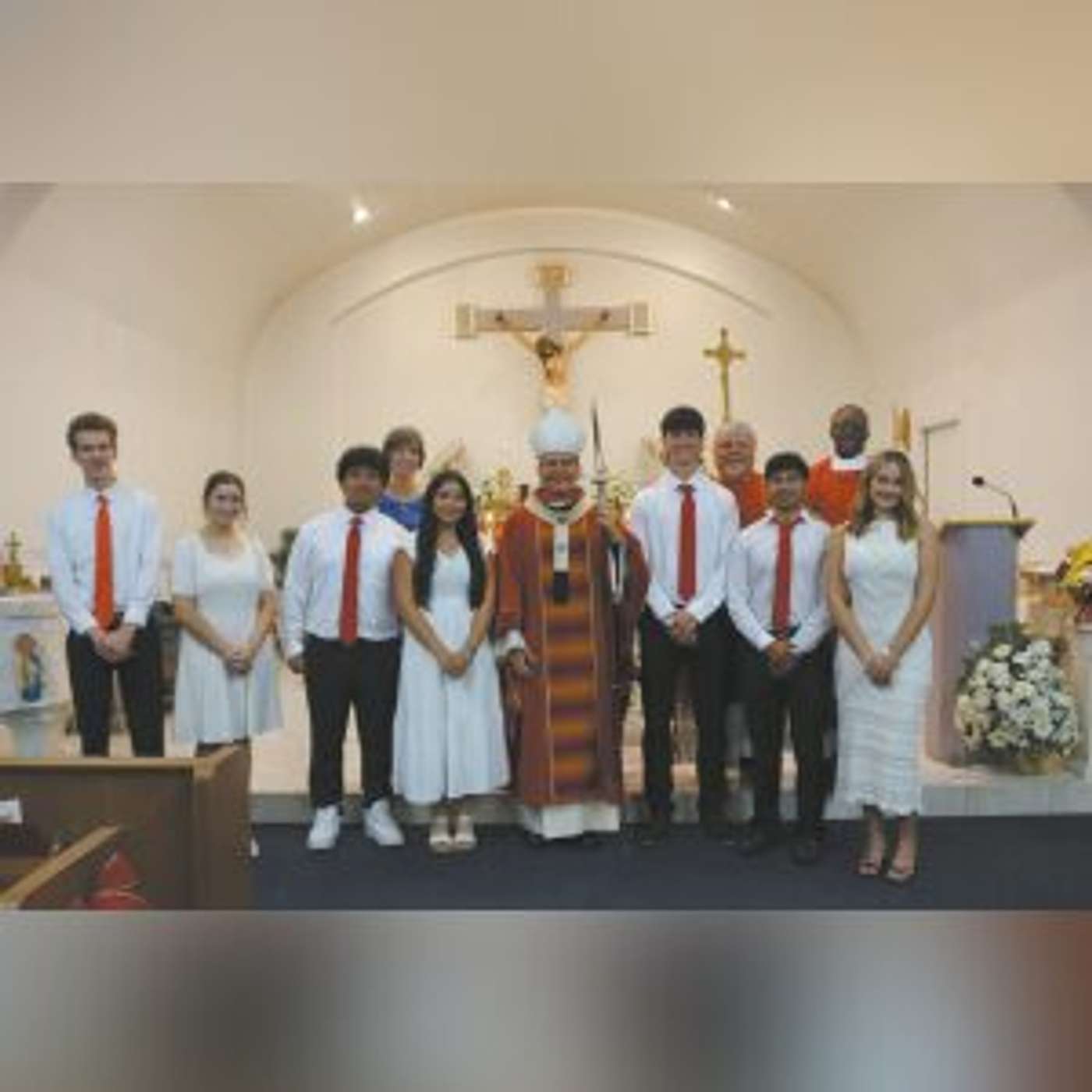 St. Mary's Catholic Church celebrates confirmation Mass episode artwork