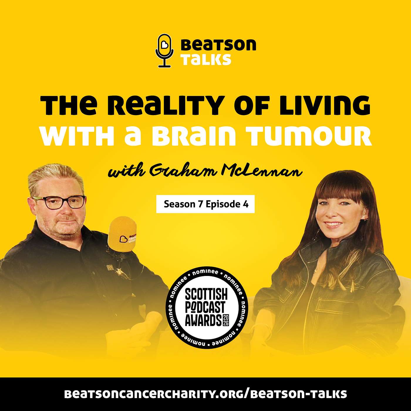 We're with you: The Reality of Living with a Brain Tumour episode artwork