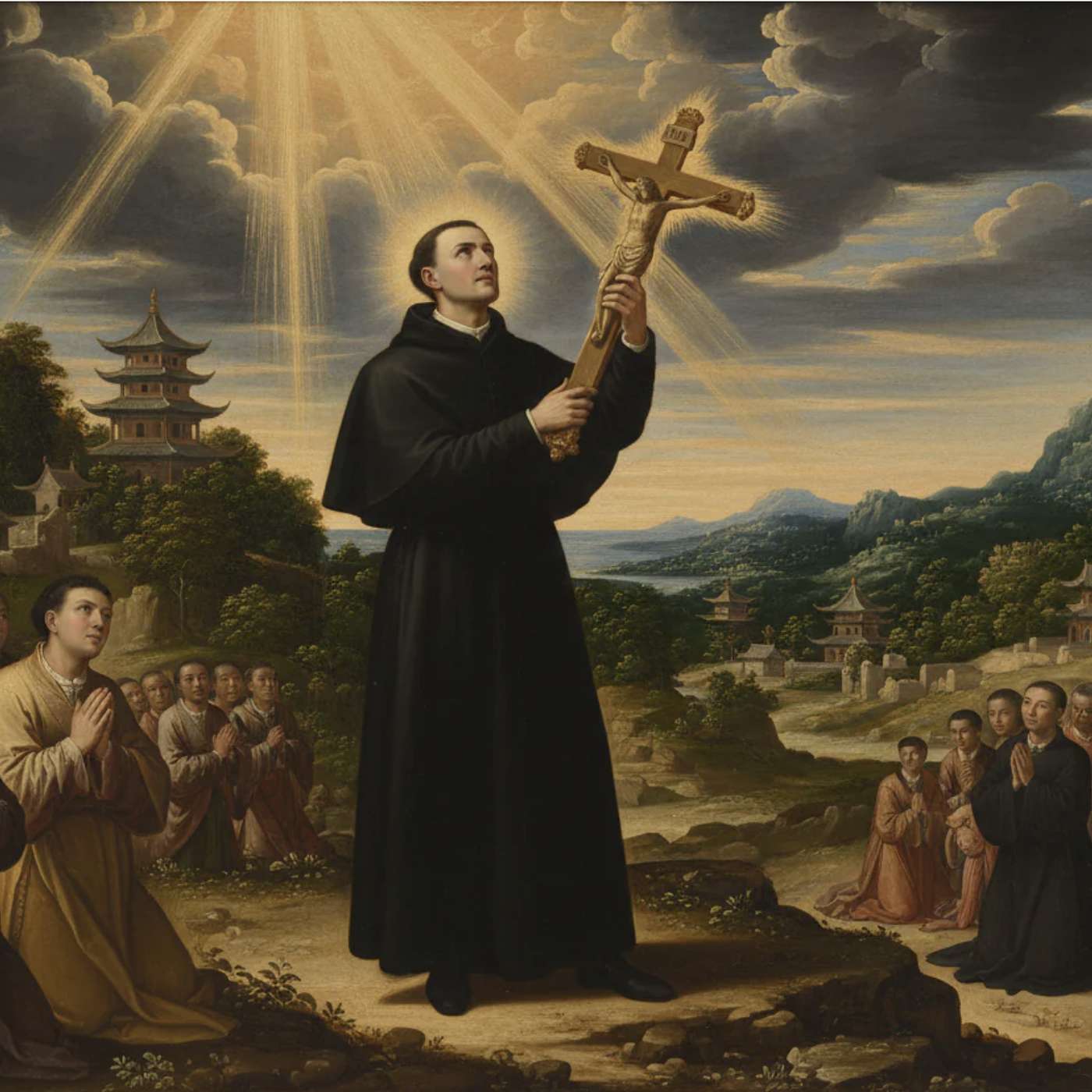 Saint Francis Xavier Samurai, Spices, And A Jesuit With A Handbell Saint Francis Xavier Samurai, Spices, And A Jesuit With A Handbell