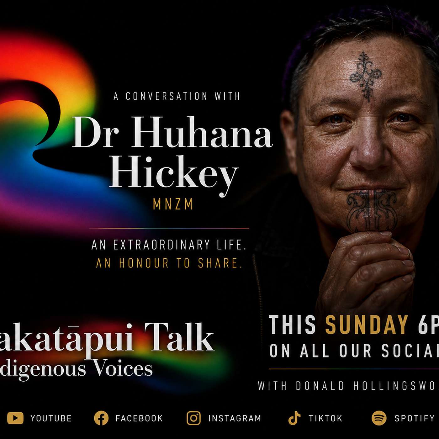 Dr Huhana Hickey Takatāpui Talk episode artwork