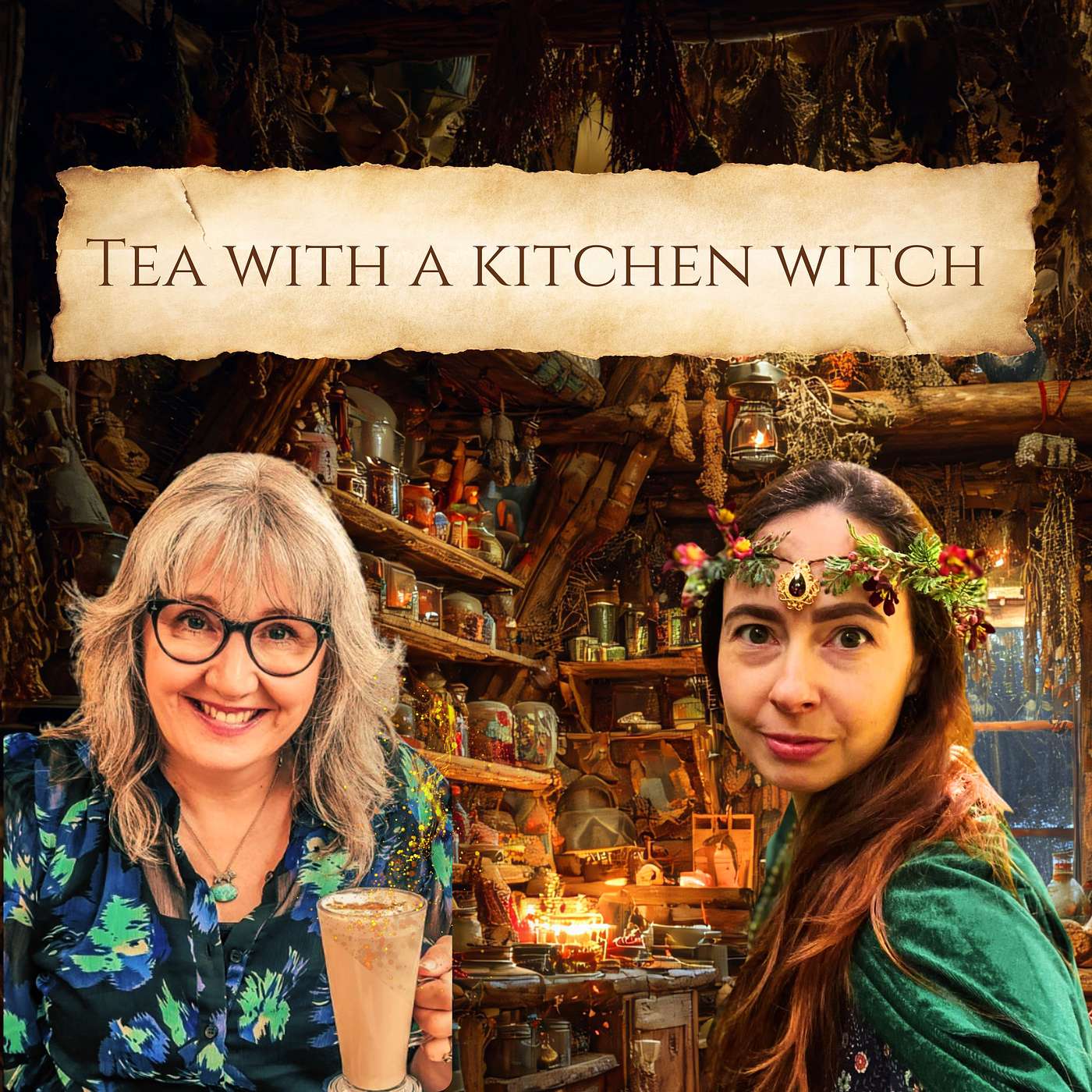 Tea with a kitchen witch Tea with a kitchen witch