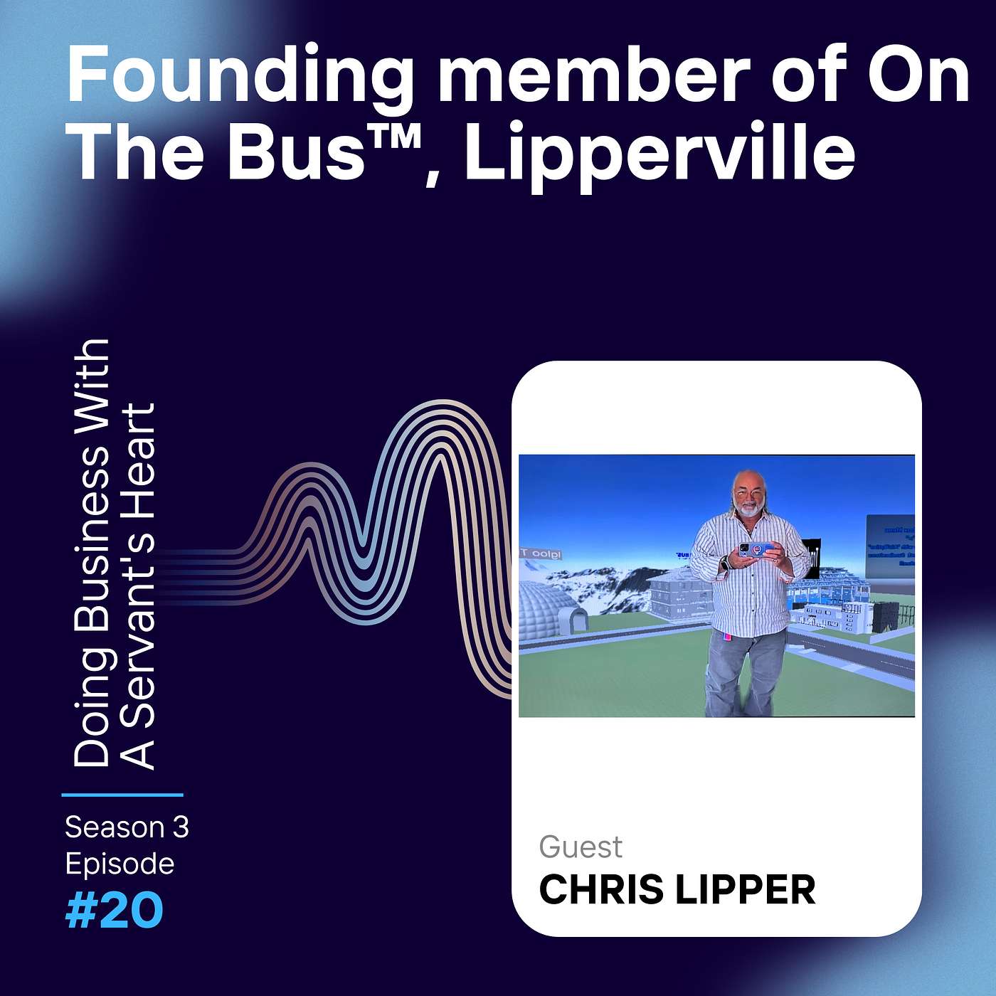 Chris Lipper, Founding member of On The Bus™, Lipperville, visionary & author.