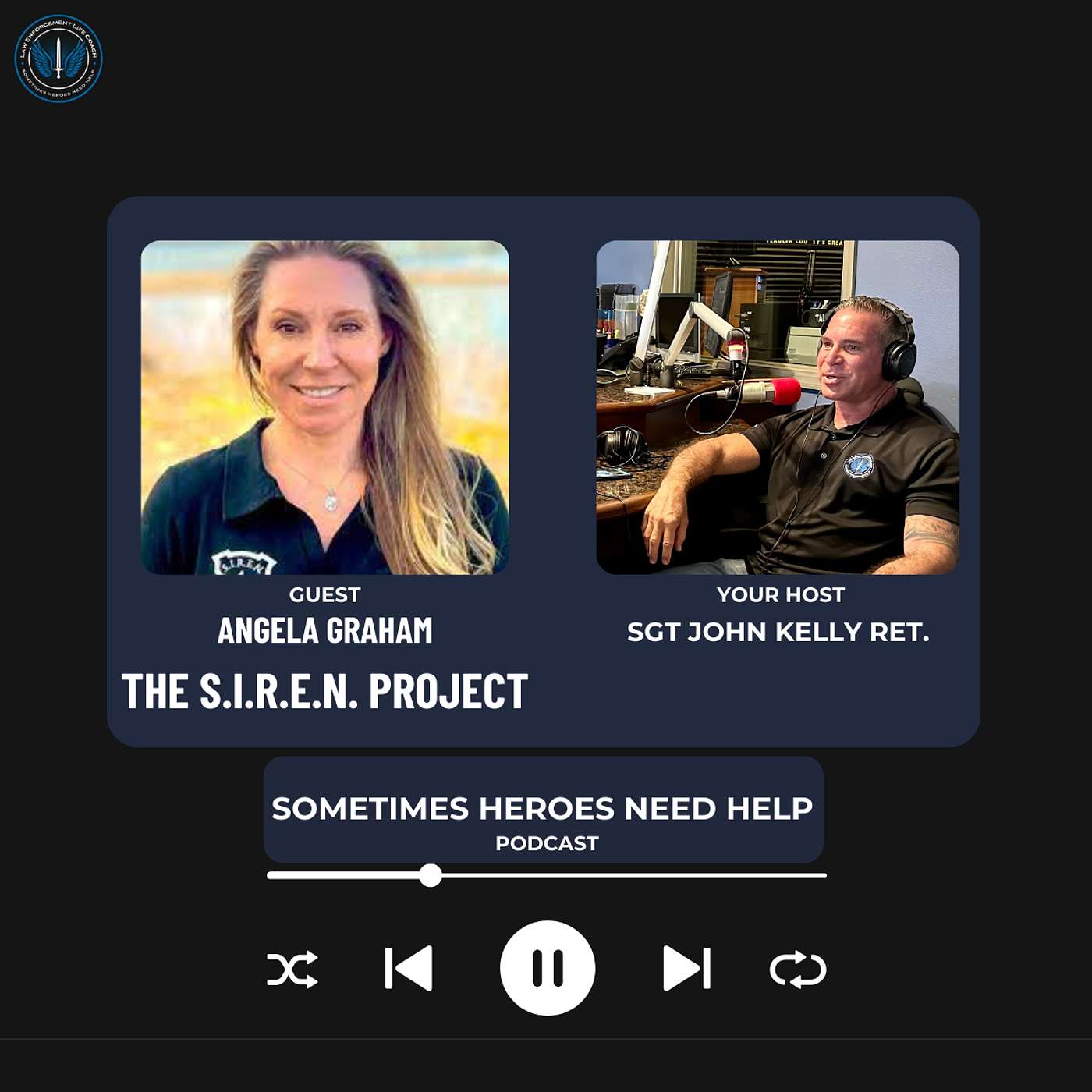 Angela Graham / Former Firefighter / Founder of The S.I.R.E.N. Project /  Helping First Responders Heal Through the Use of Psychedelic Medicines