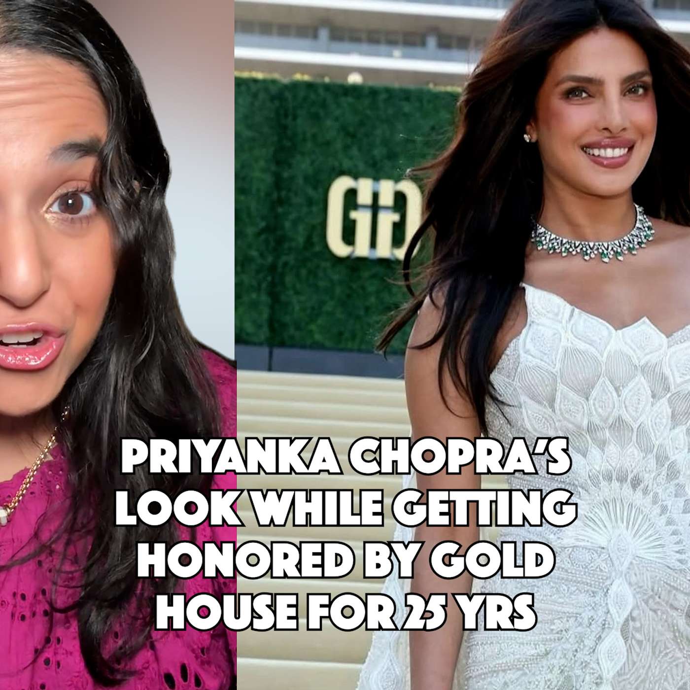 Priyanka Chopra Look While Receiving Gold House Global Vanguard Honor episode artwork