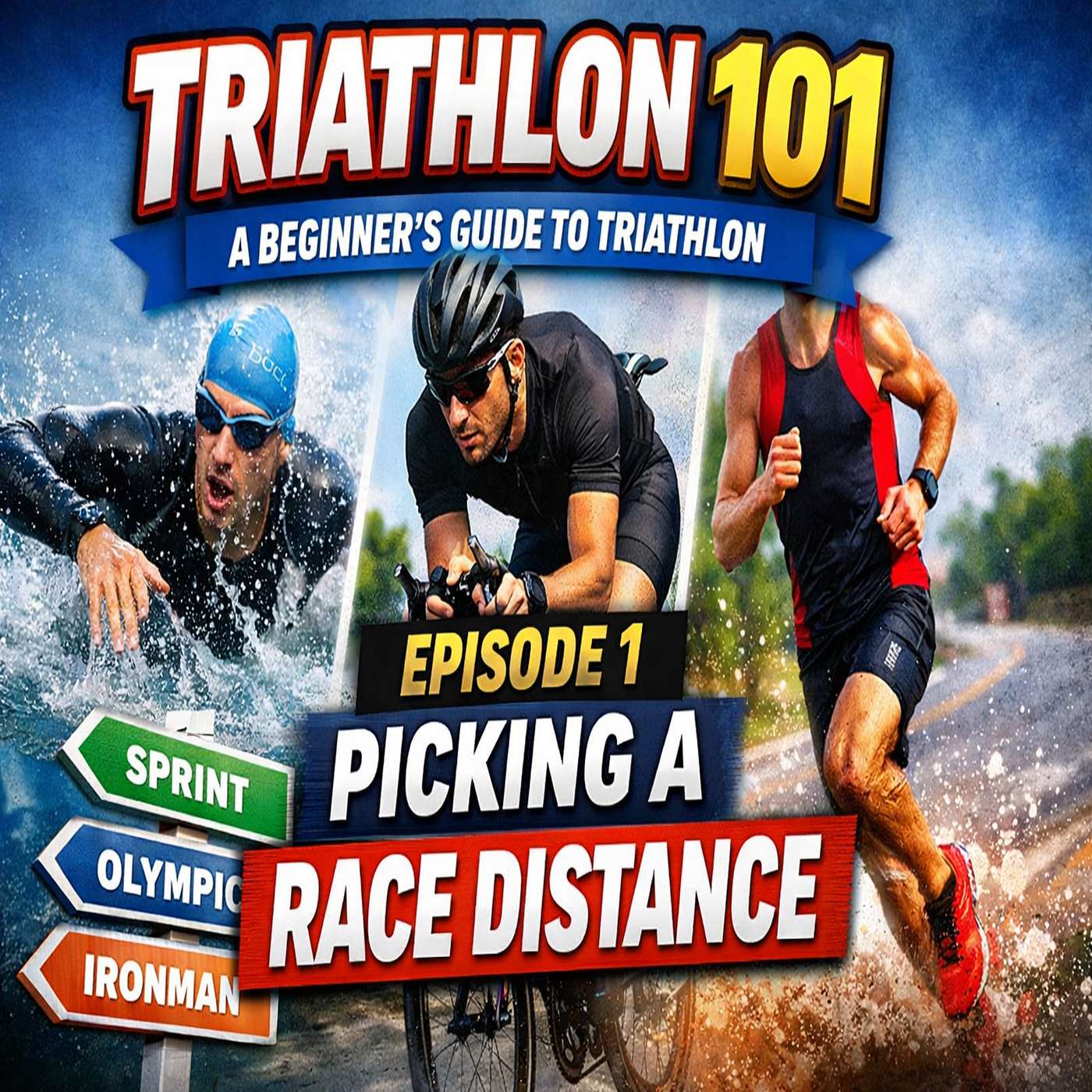 Episode 58 : Triathlon 101:  A Beginner's Guide to Triathlon - Picking a Race Distance (updated)