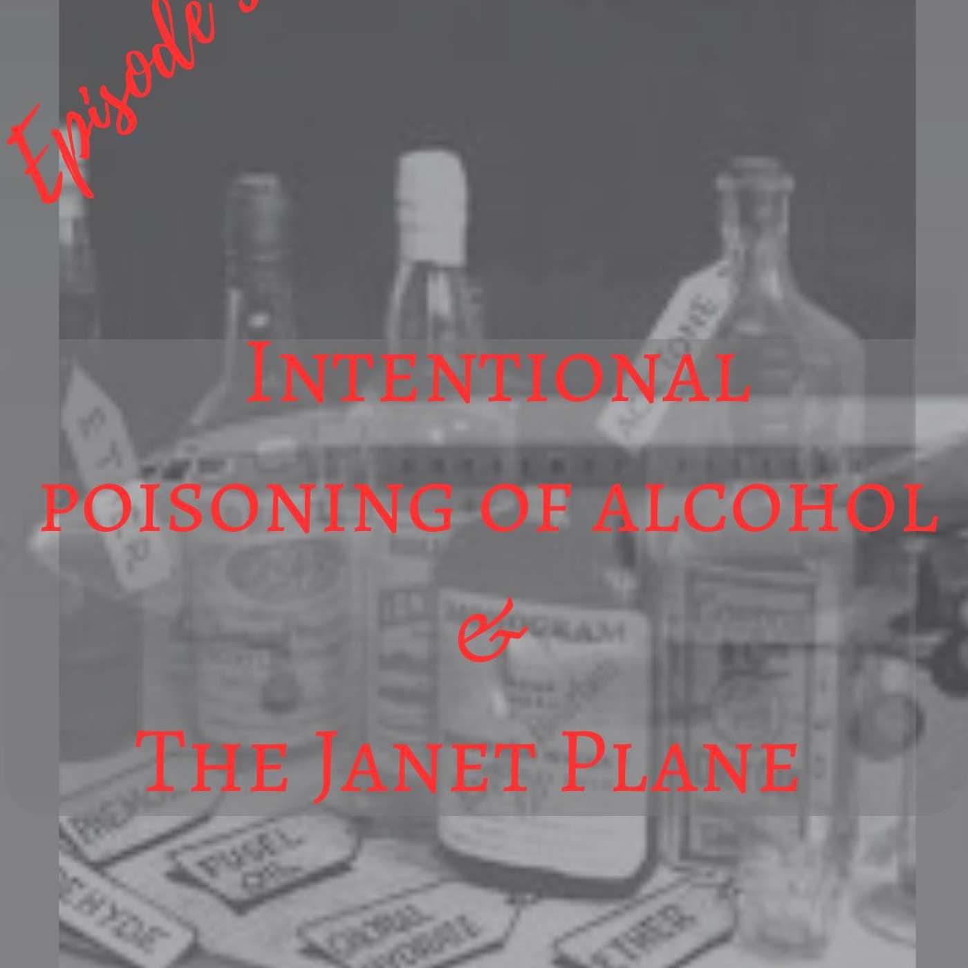 Intentional poisoning of alcohol & The Janet Plane