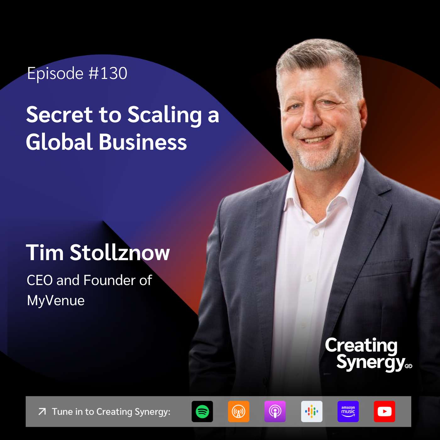 #130 Tim Stollznow, CEO and Founder of MyVenue on the secrets to scaling a global business #130 Tim Stollznow, CEO and Founder of MyVenue on the secrets to scaling a global business