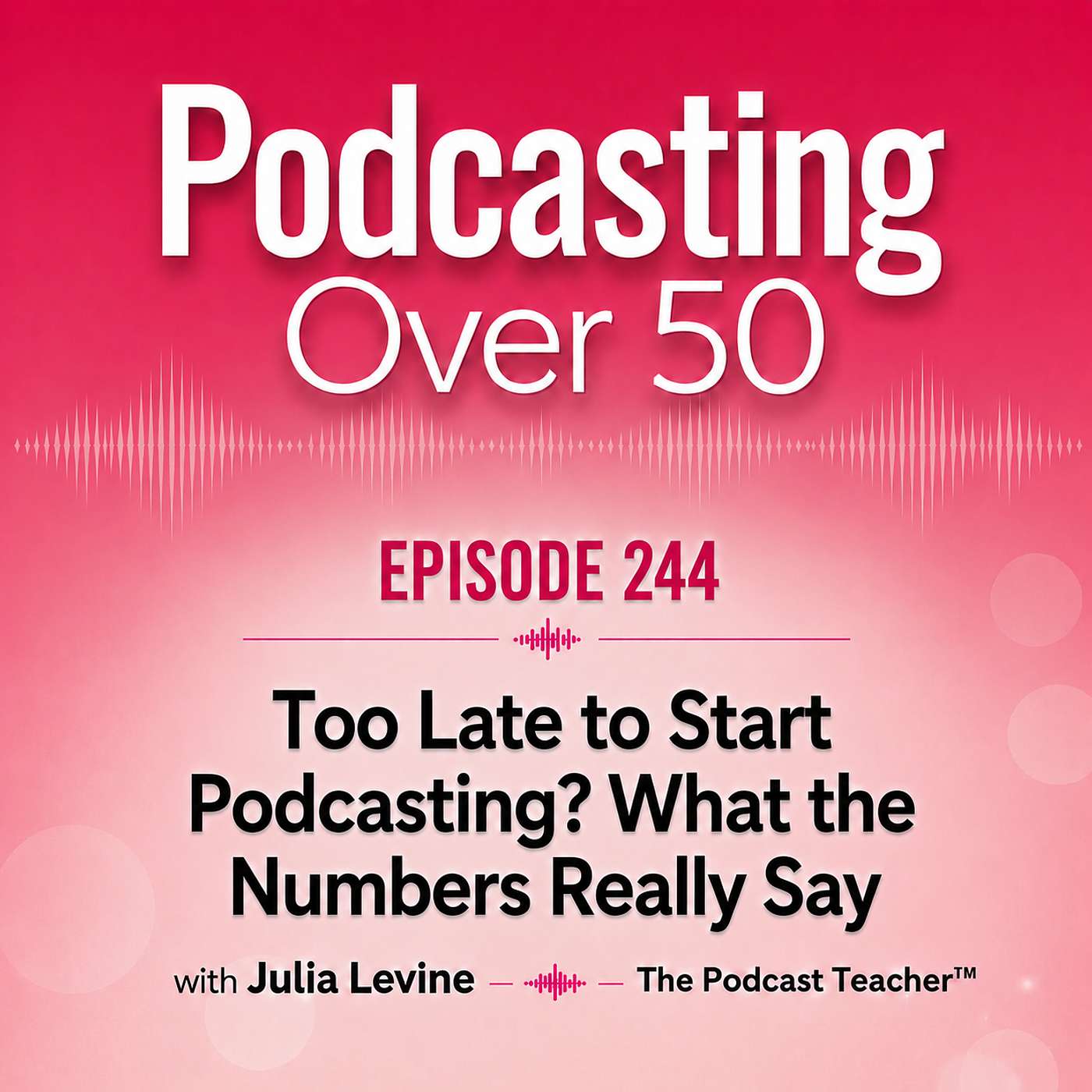 244. Too Late to Start Podcasting? What the Numbers Really Say episode artwork