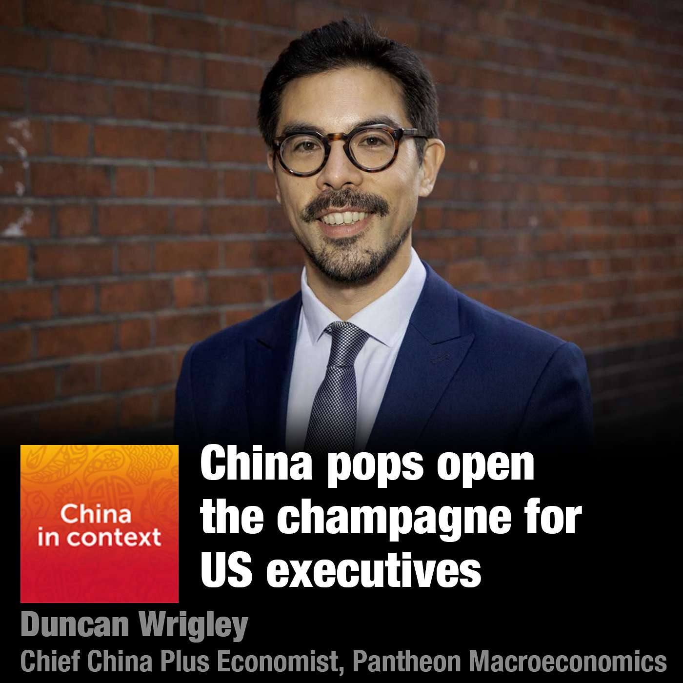 China pops open the champagne for US executives