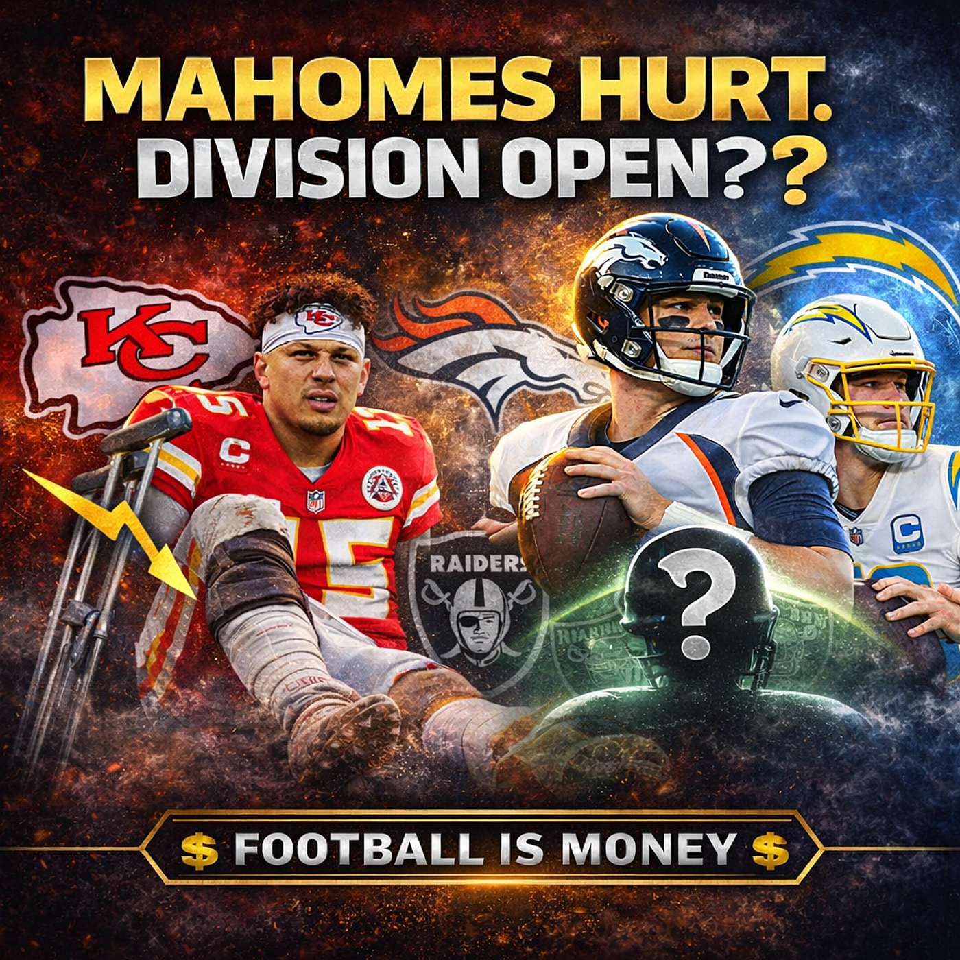 Mahomes Hurt. Division Open. Who Controls the AFC West Now? episode artwork