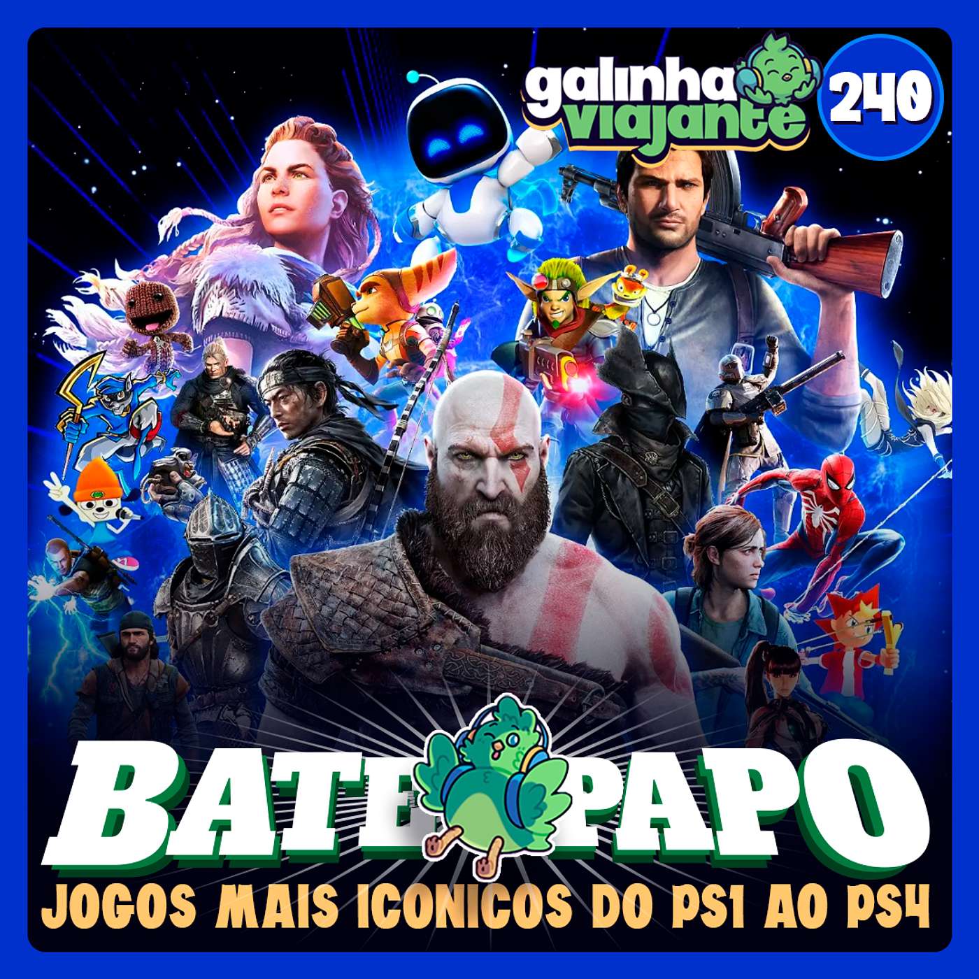 GV#240: BP - Jogos Mais Icônicos do PS1 ao PS4