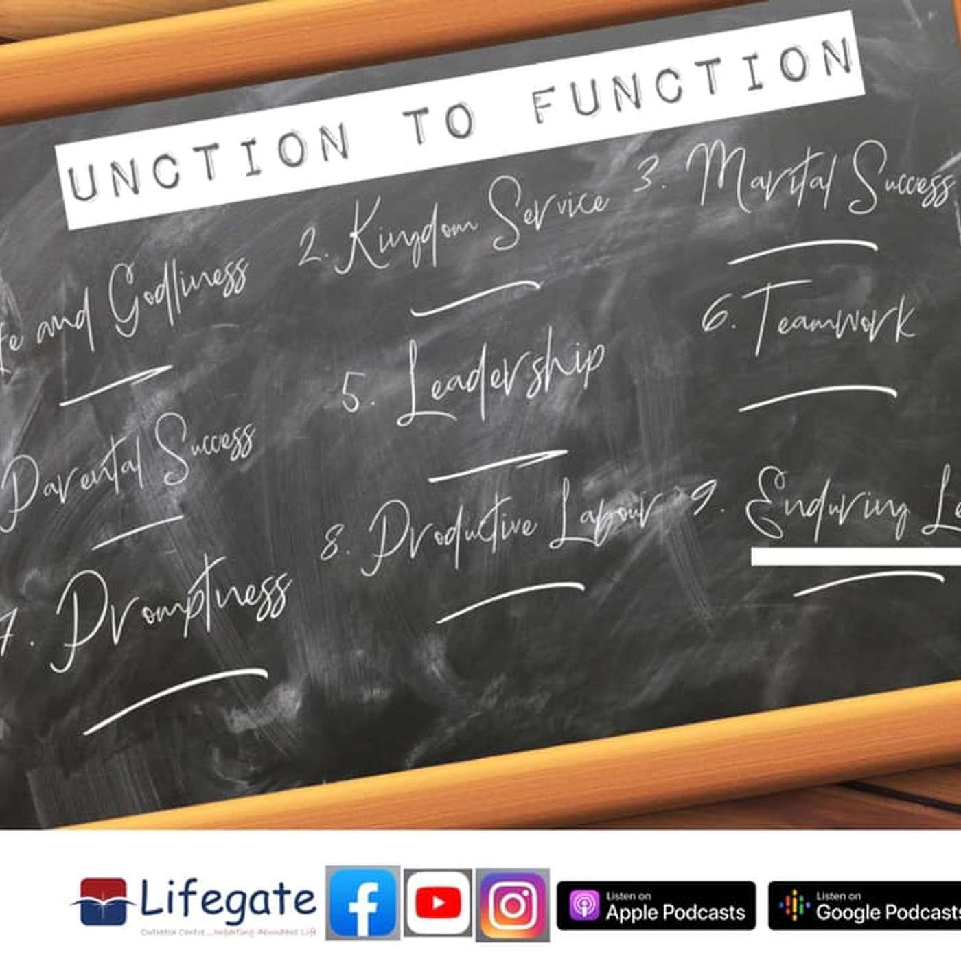 Unction for Legacy (Unction to Function) - Lifegate Church - 31.10.21 episode artwork