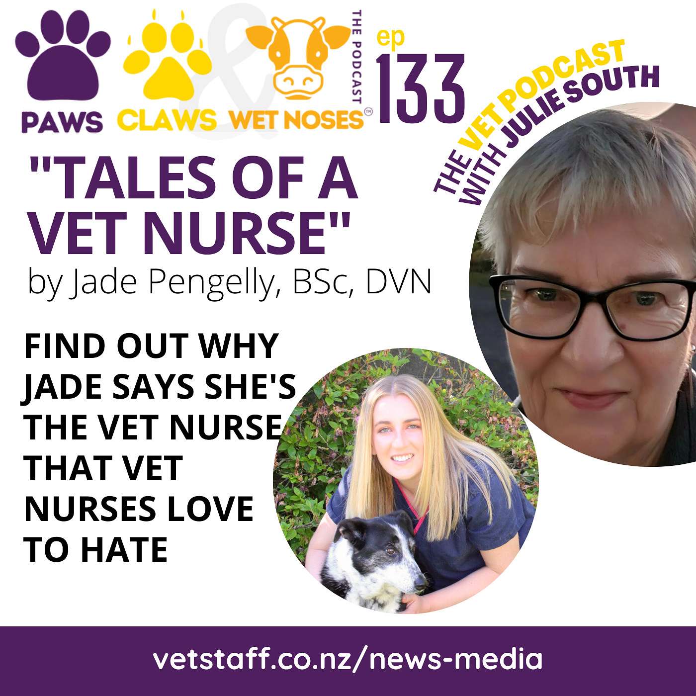 Tales of a Vet Nurse with Jade Pengelly - pt 1 of 2 - ep 133