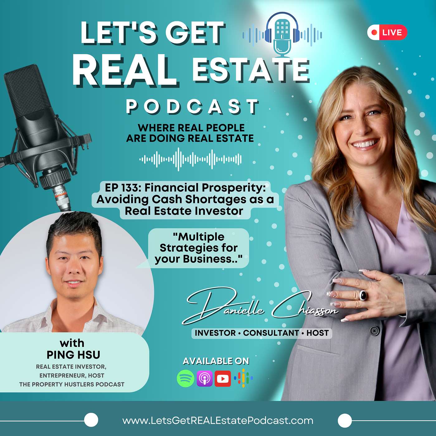 Financial Prosperity: Avoiding Cash Shortages as a Real Estate Investor with Ping Hsu Ep. 133 episode artwork