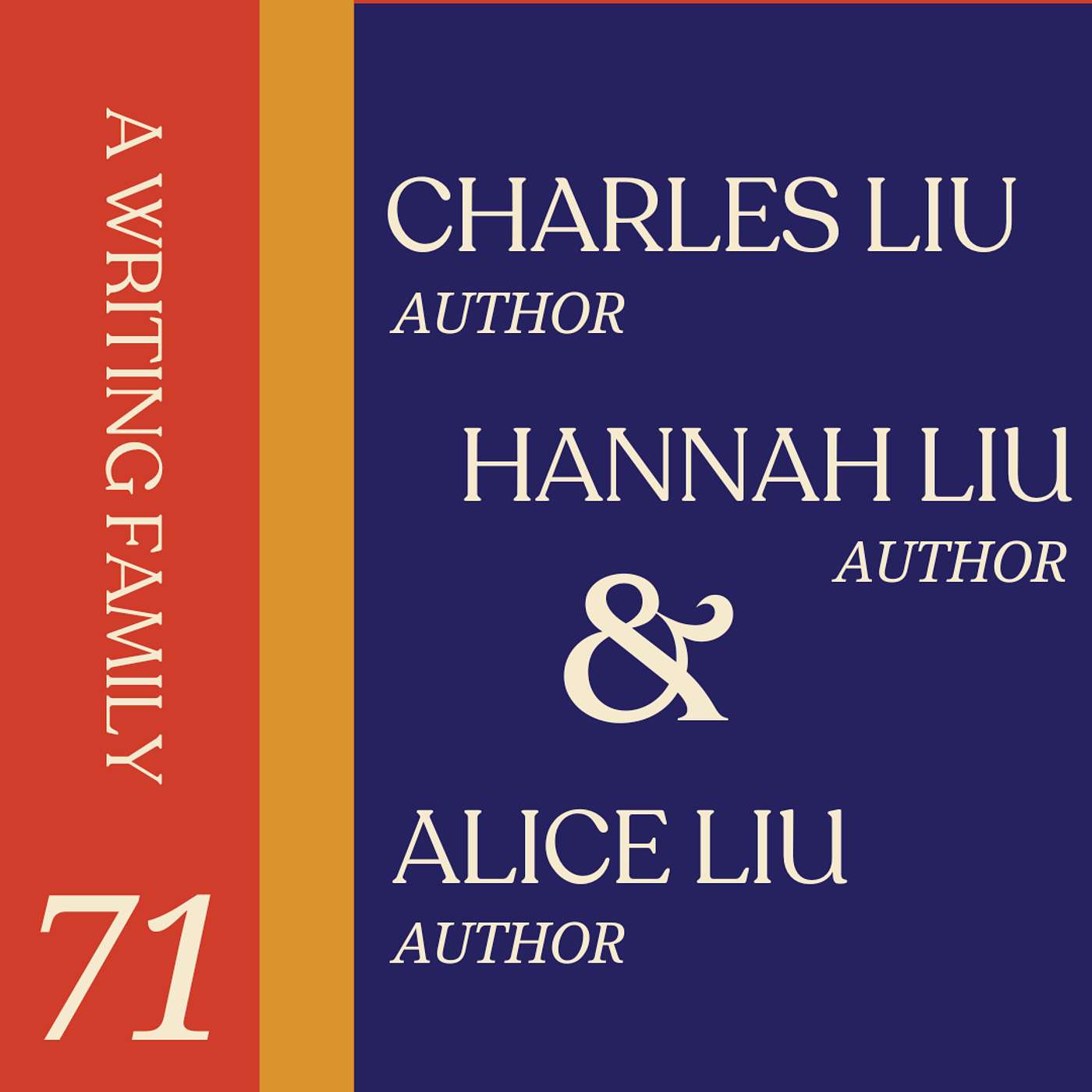 Episode 71: A Writing Family episode artwork