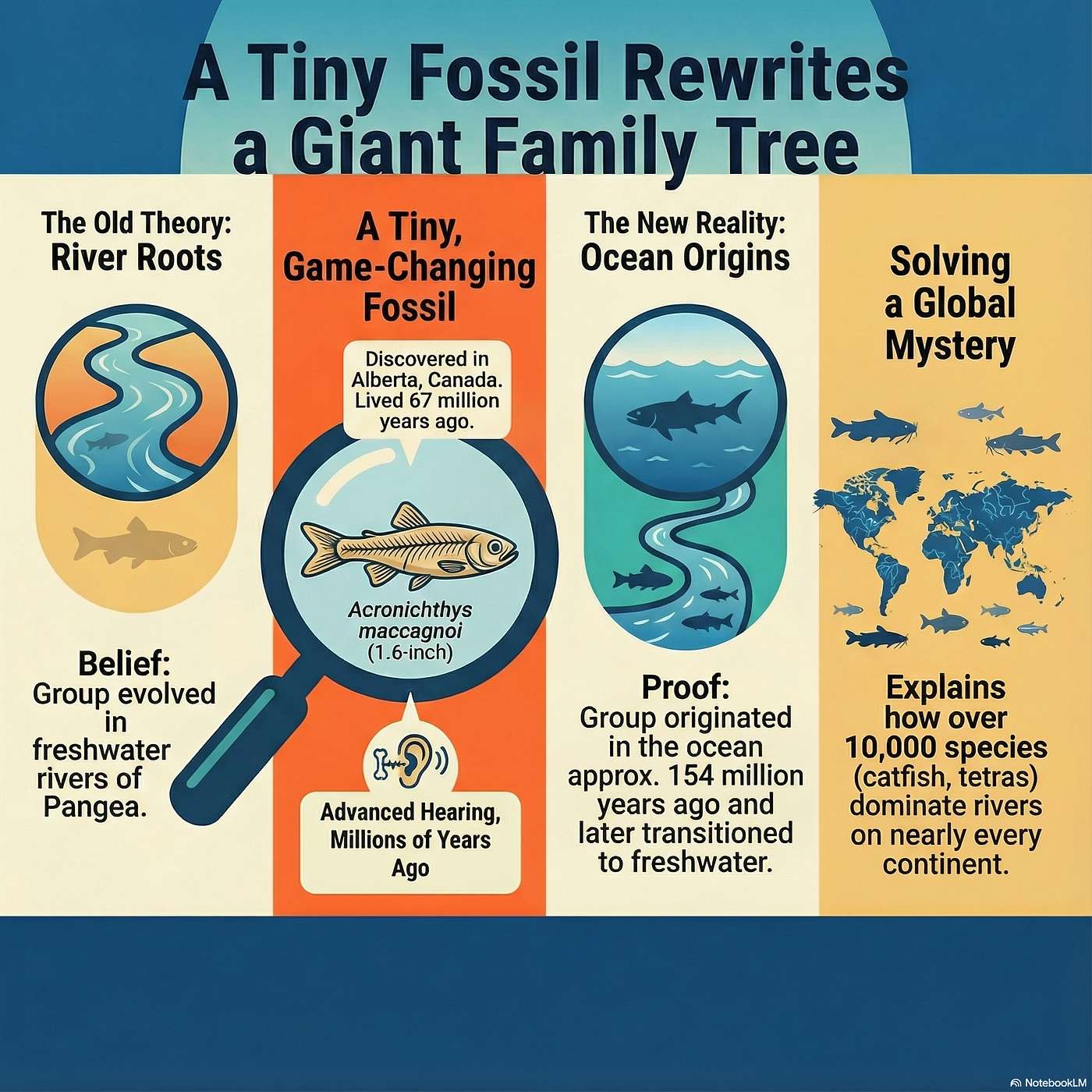 Tiny Fossils, Big Shifts: 2025 Breakthroughs in Fossil Fish Evolution episode artwork
