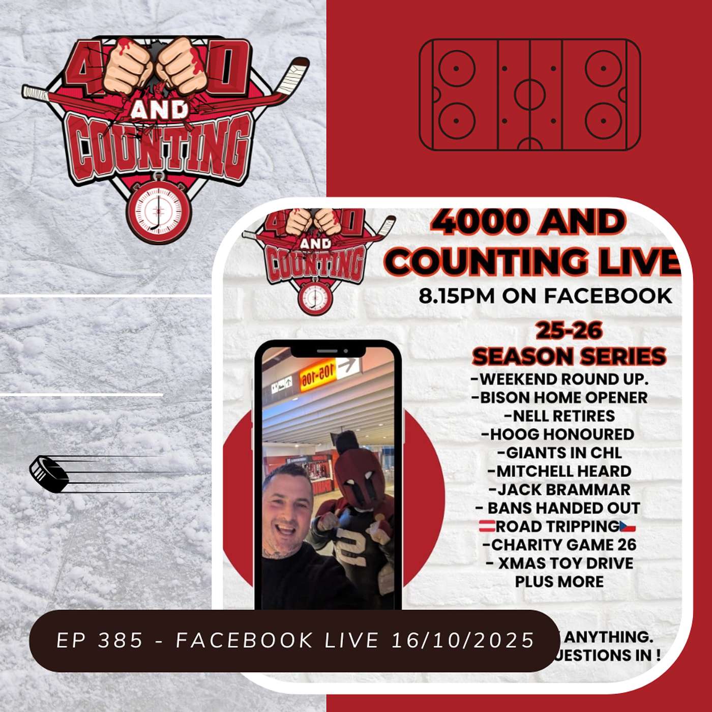 EP 385 - Facebook Live 25-26 Season Series 16/10/2025
